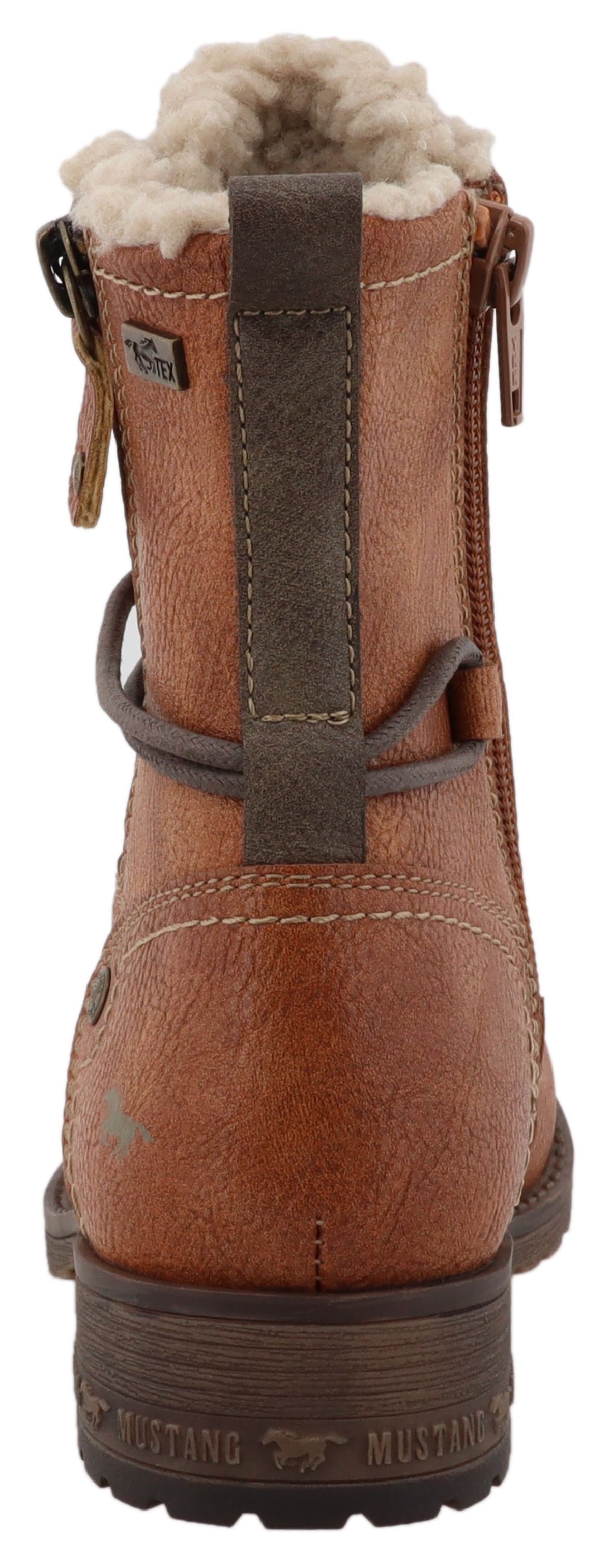 Mustang Shoes Winterstiefel »Concetta«  Stiefel, Schnürstiefel mit TEX-Membran