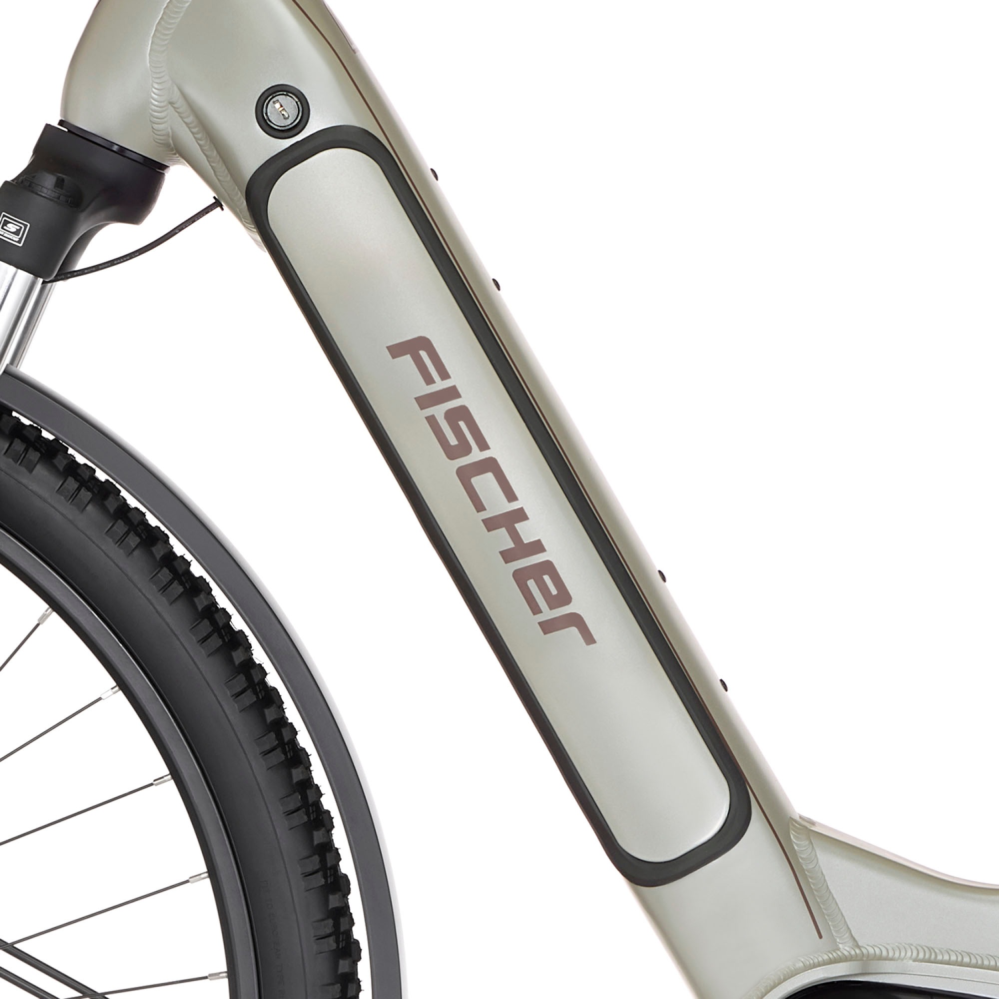 FISCHER Fahrrad E-Bike »TERRA 4.0i 43«, 10 Gang, Shimano, Deore, Mittelmotor 250 W, (mit Fahrradschloss), Pedelec, Elektrofahrrad für Damen u. Herren, ATP