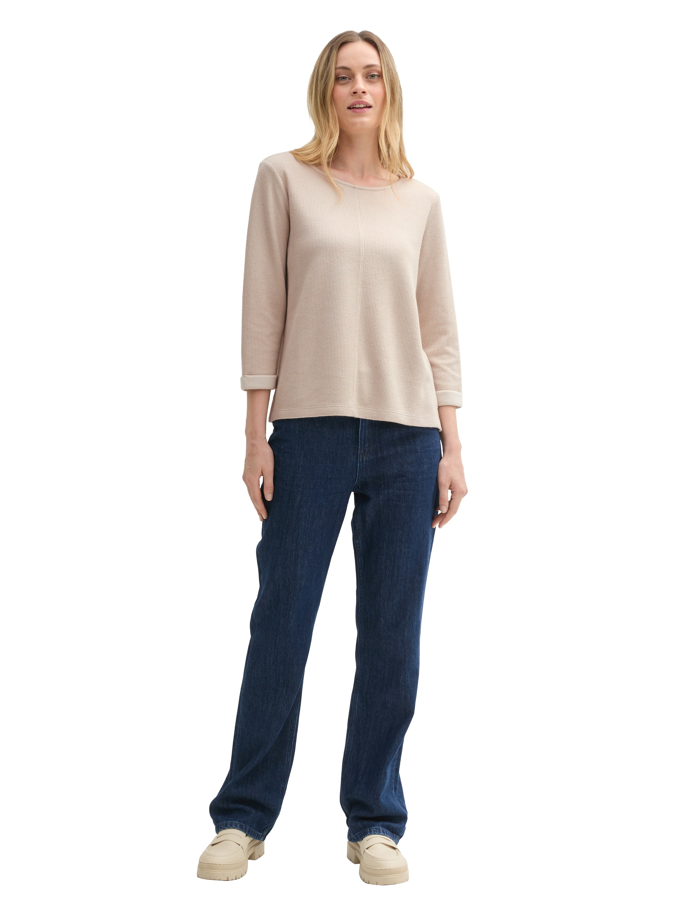 TOM TAILOR Sweatshirt, in Melange Optik