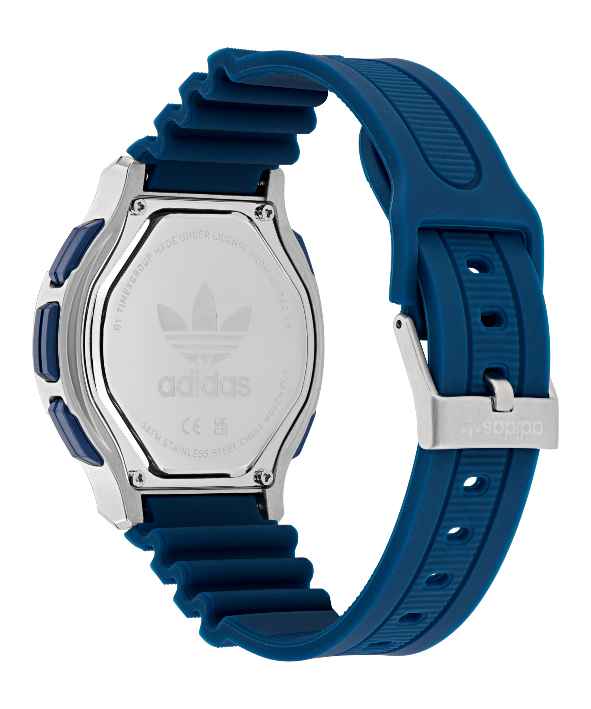 adidas Originals Chronograph »EXPRESSION THREE DIGITAL« Quarzuhr, Armbanduhr, Herrenuhr, Damenuhr,Silikonarmband,Stoppfunktion