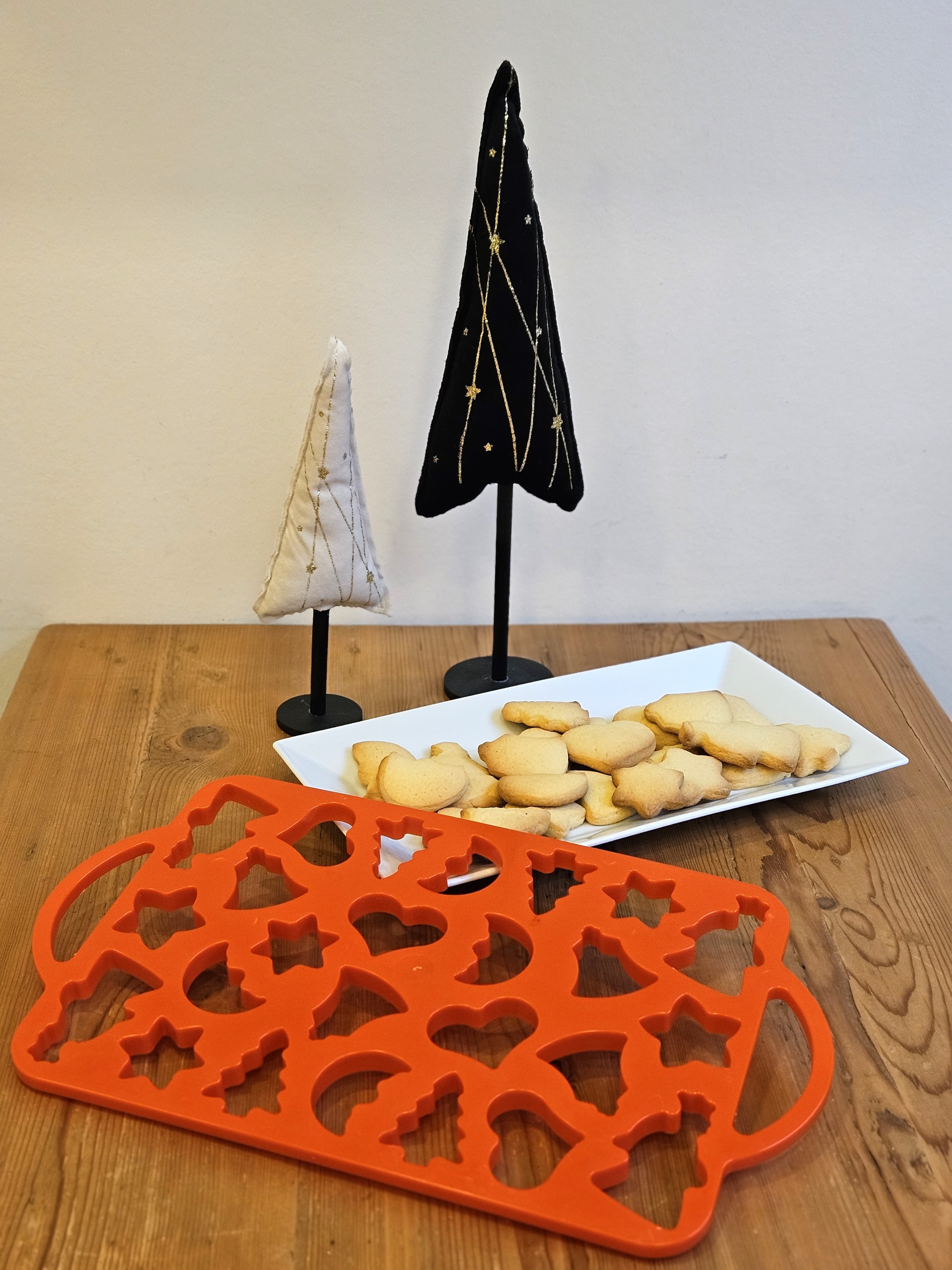 Ruco Ausstechform Kunststoff Set, 2 Stk. tlg. Ausstechschablone für Weihnachtsgebäck