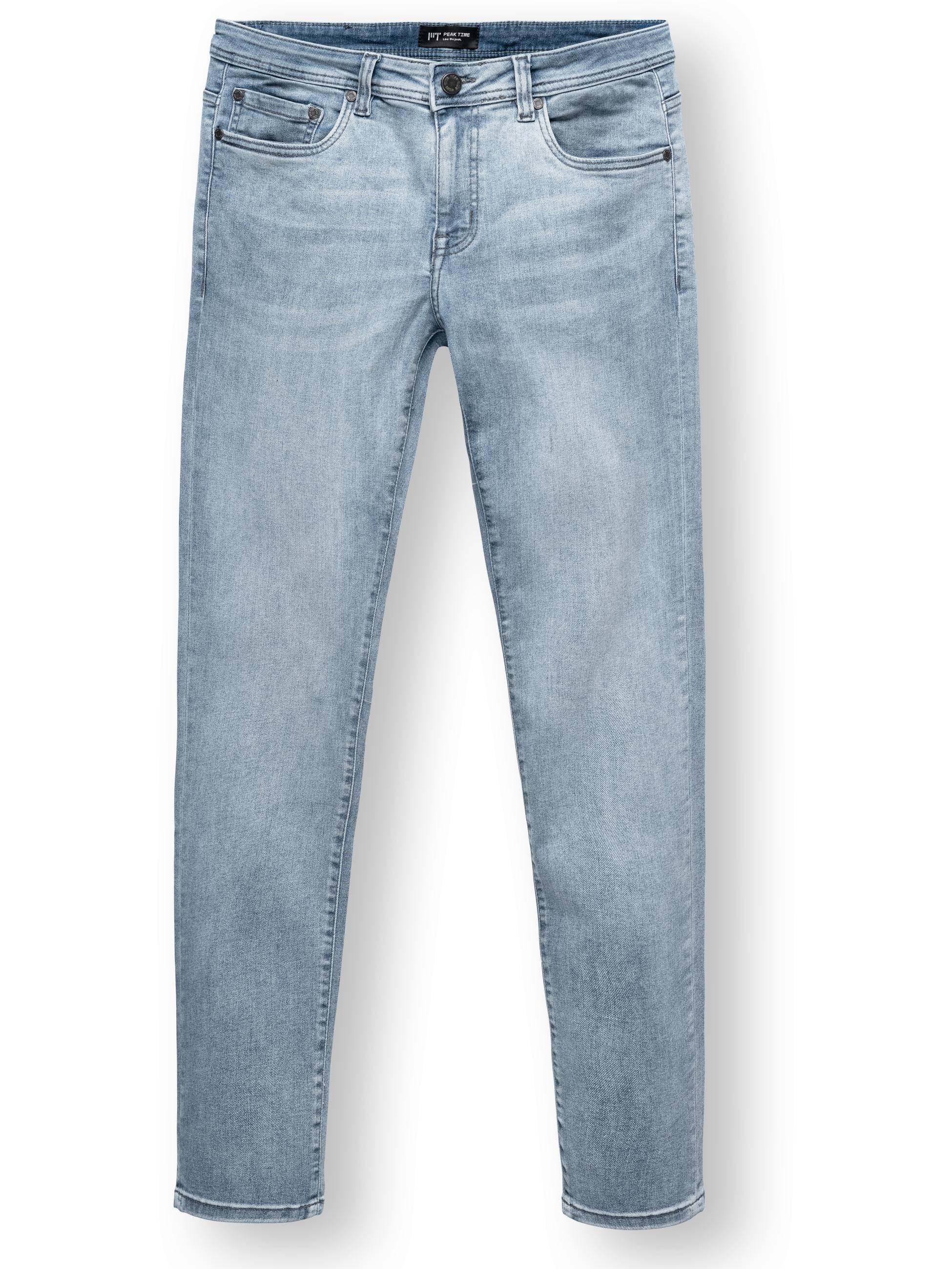 PEAK TIME Slim-fit-Jeans »Slim-fit-Jeans Mailand« Herren Jeans mit super hohem Stretch-Anteil