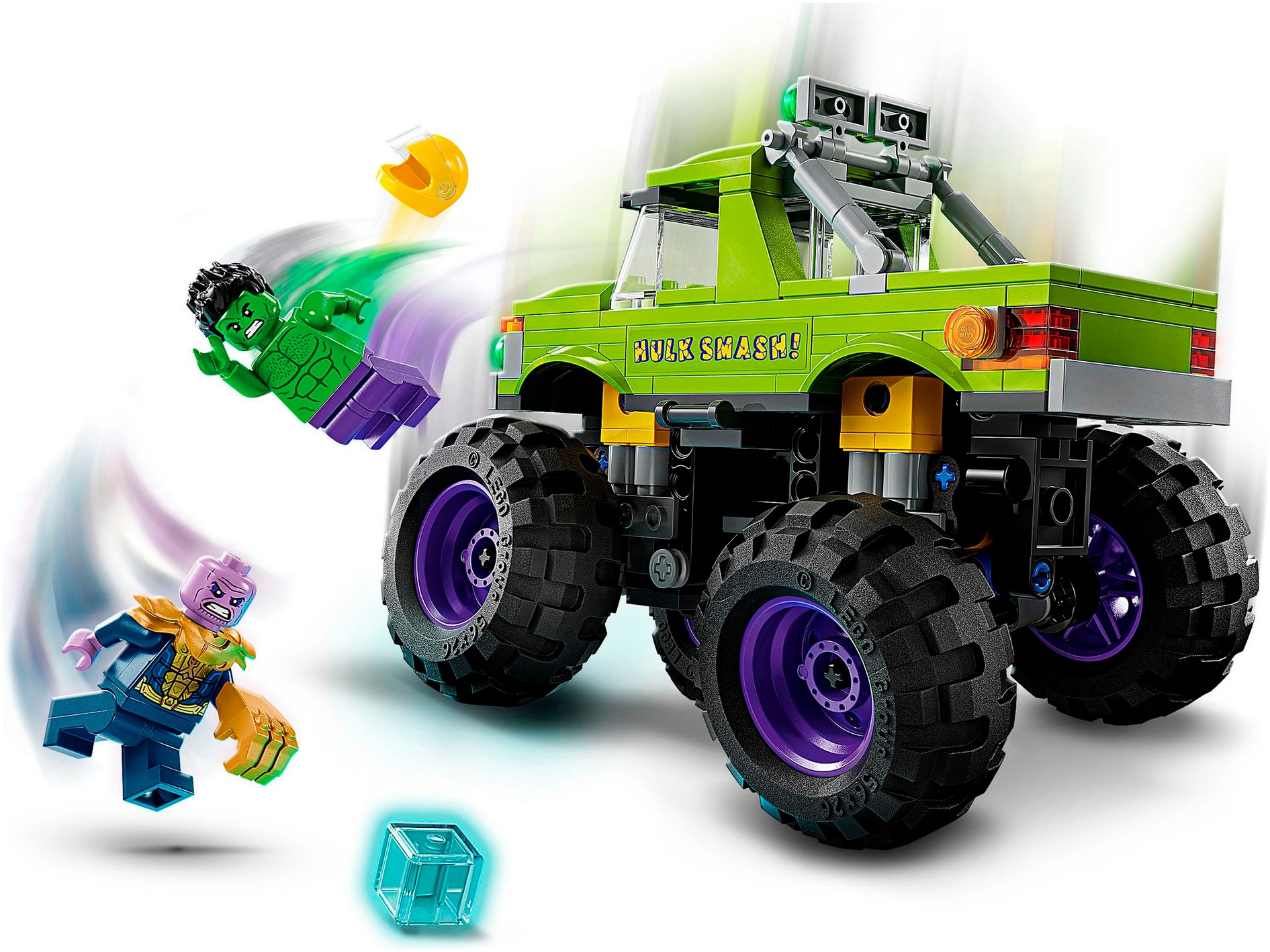 LEGO® Konstruktionsspielsteine »Hulk-Truck vs. Thanos (76312), LEGO Super Heroes«, (229 St.), Made in Europe