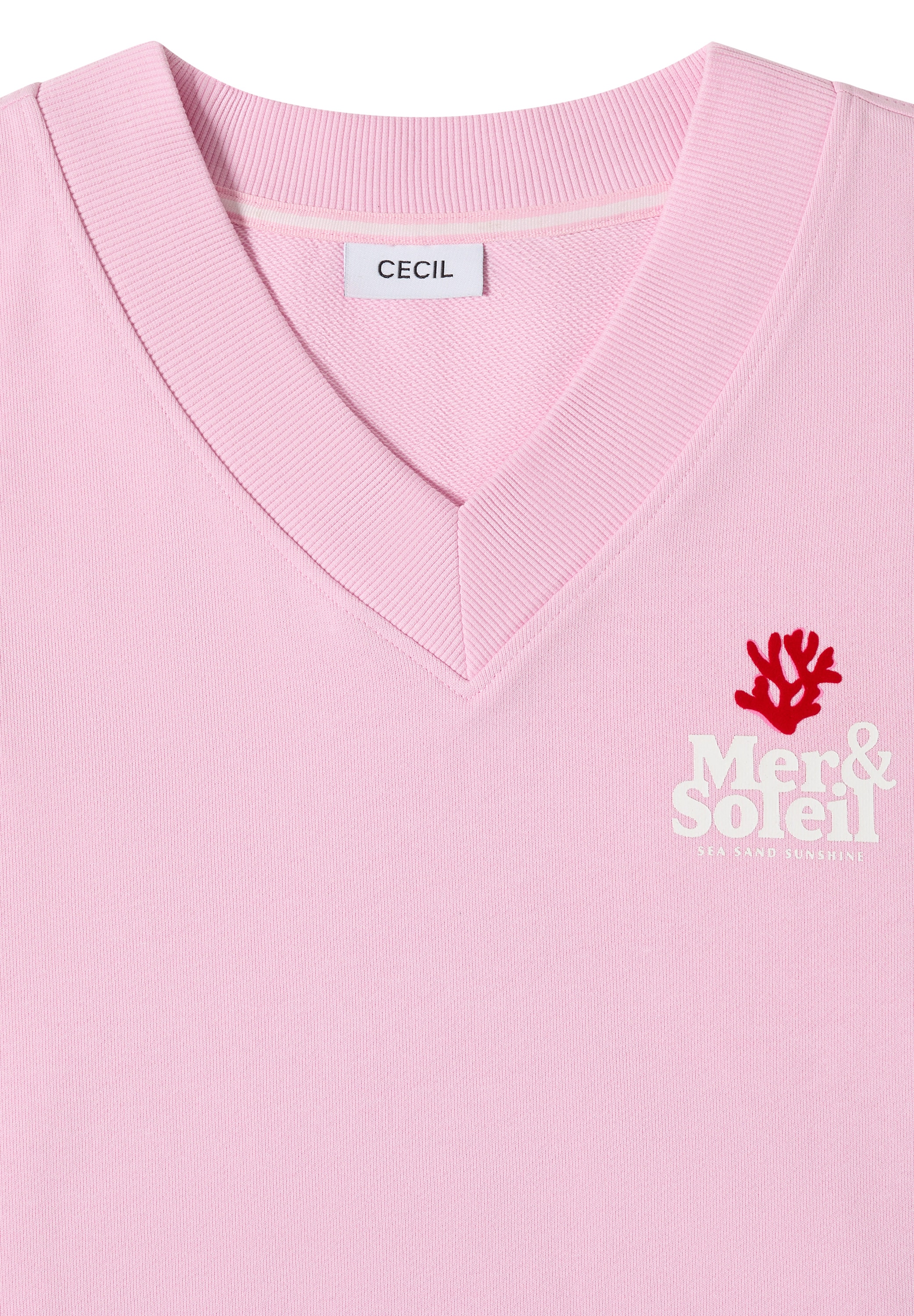 Cecil Sweatshirt , Sommer-Sweatshirt mit Backprint
