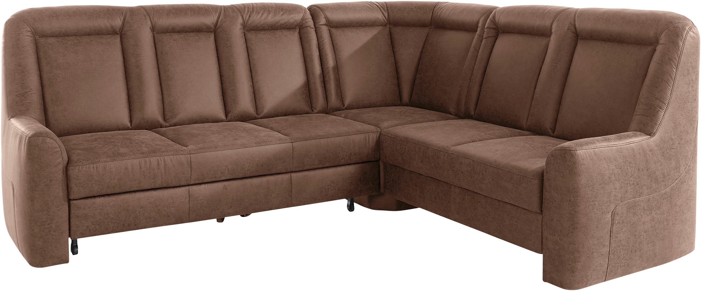 sit&more Ecksofa »Melissa L-Form«, klassisches Polsterprogramm, wahlweise Bettfunktion und Schubkasten