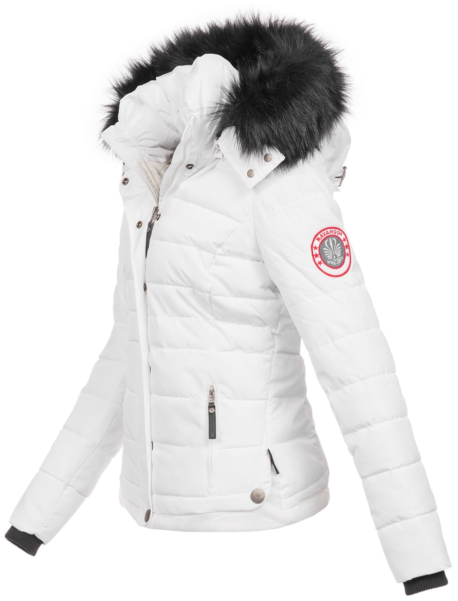 Navahoo Steppjacke »Navahoo Chloe warme Damen Winter Jacke Parka Mantel Stepp Kurzjacke gefüttert NEU B301«