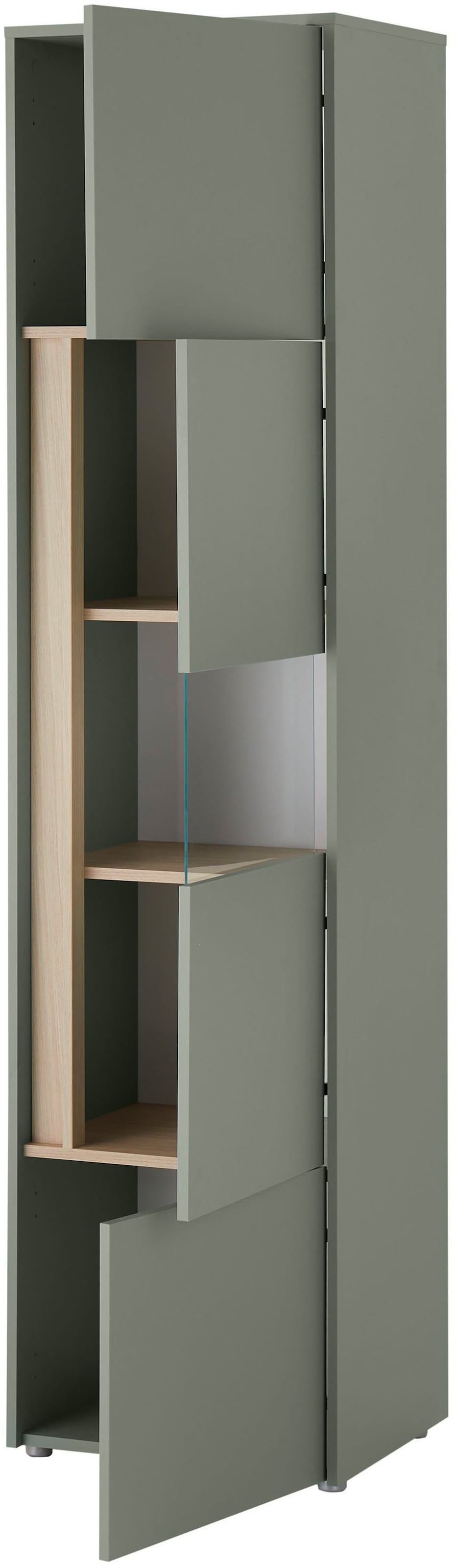 INOSIGN Vitrine »City/Giron, moderner Hochschrank, Glasvitrine«, zeitlos, modern, ausreichend Stauraum, vielseitig einsetzbar