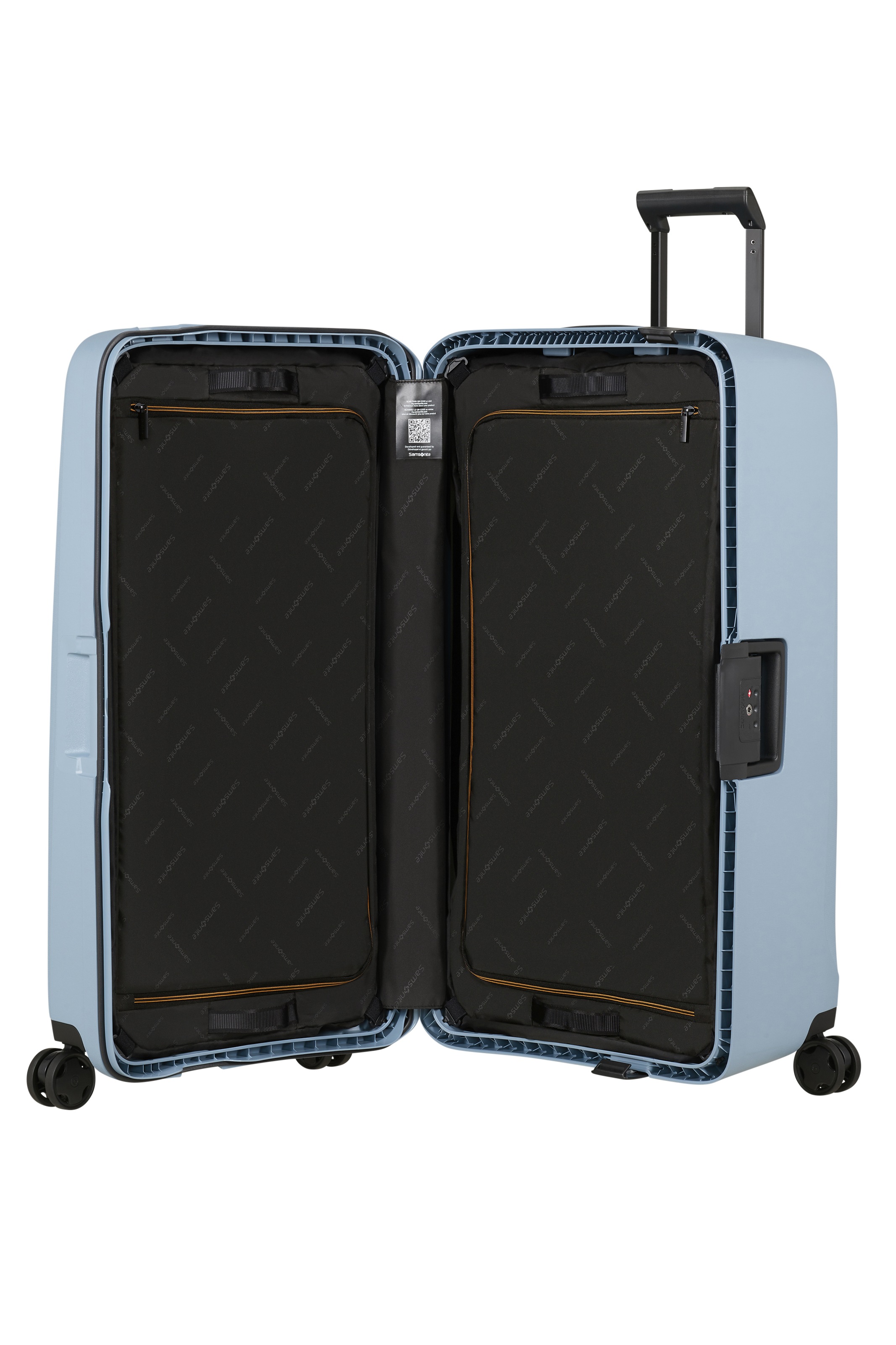 Samsonite Hartschalen-Trolley »ESSENS« 110 l 4 Rollen Unisex Koffer, Teleskopgriff, Soft-Touch-Tragegriff und Adressetikett