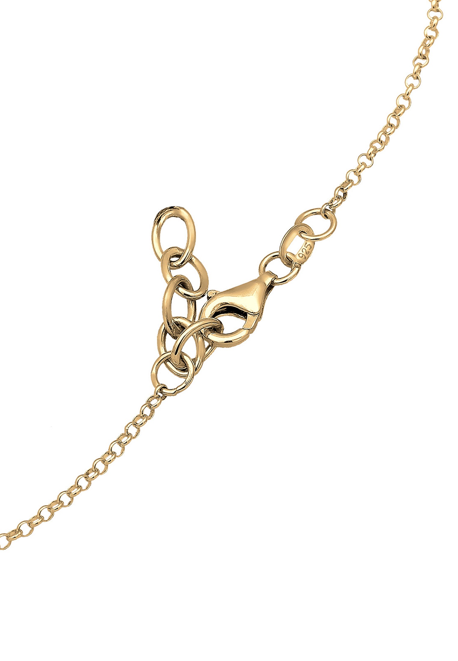 Elli Kette mit Anhänger »Halskette Sterne und Halbmond Astro Anhänger 925 Silber«