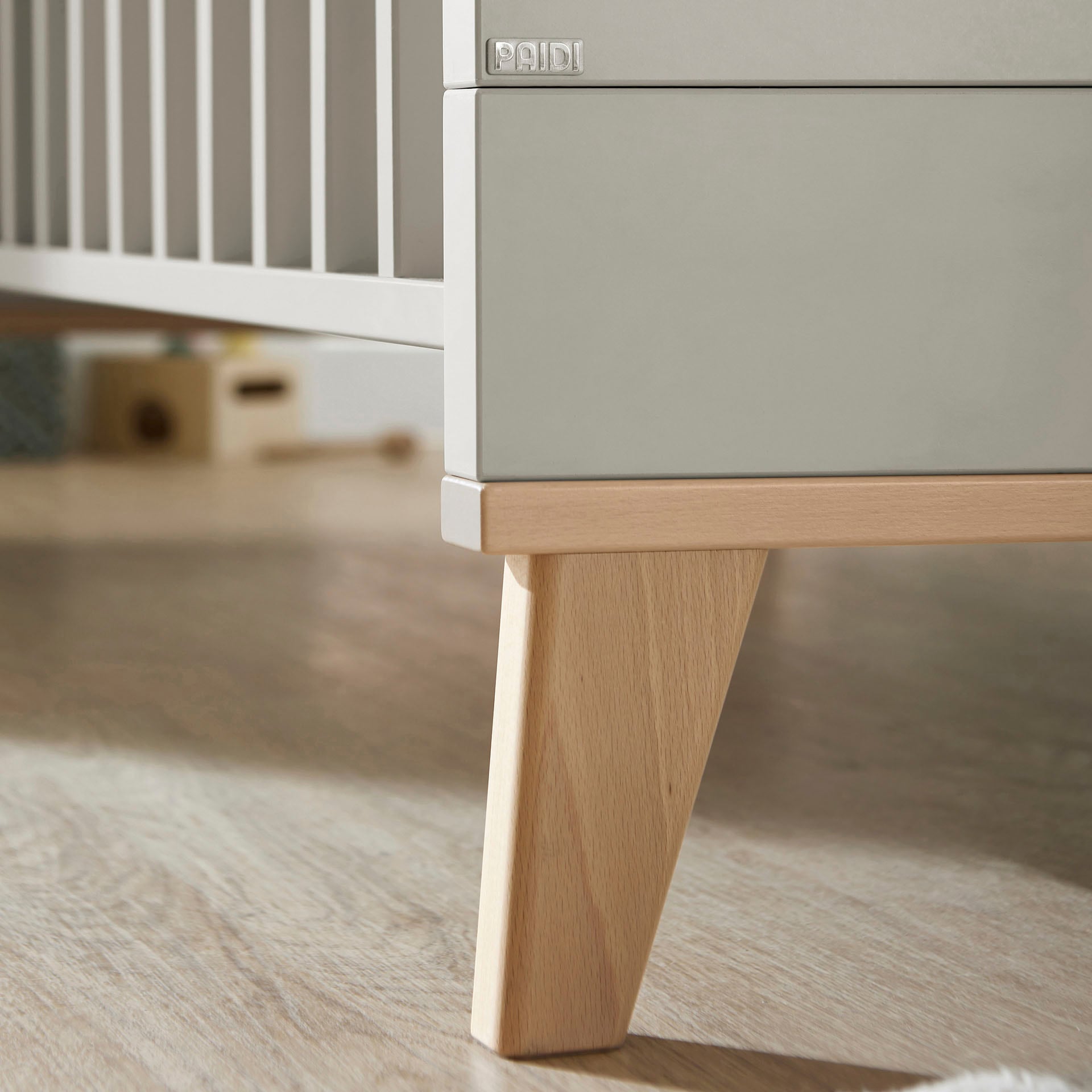 PAIDI Babybett »Fiene«, 4-fach höhenverstellbar, mit Airwell® Comfort Federleistenrost