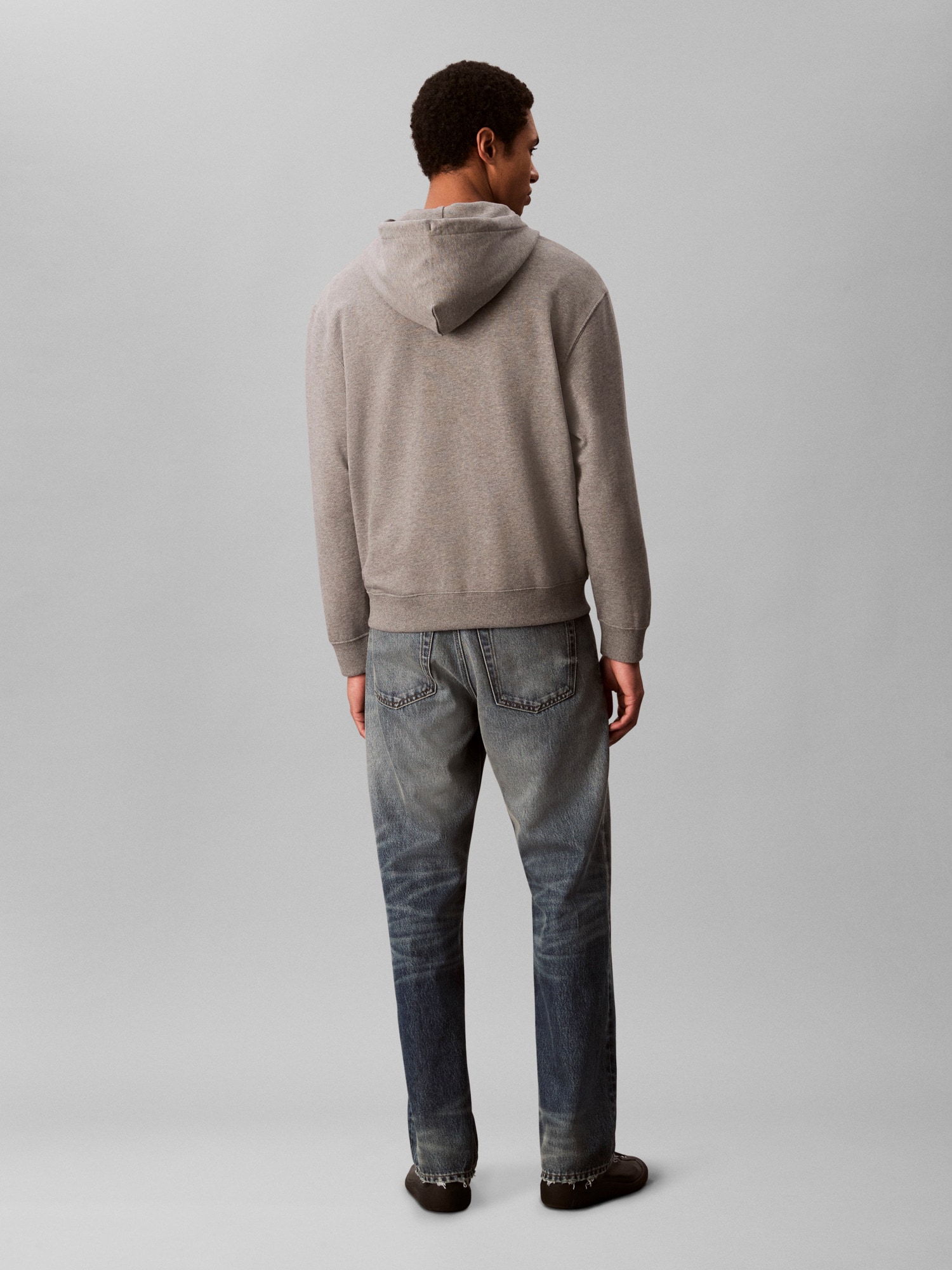 Calvin Klein Jeans Kapuzensweatshirt »LS EU 350TERRY MONOGRAM FZ HOODI«, Mit Rundhalsausschnitt, regular fit