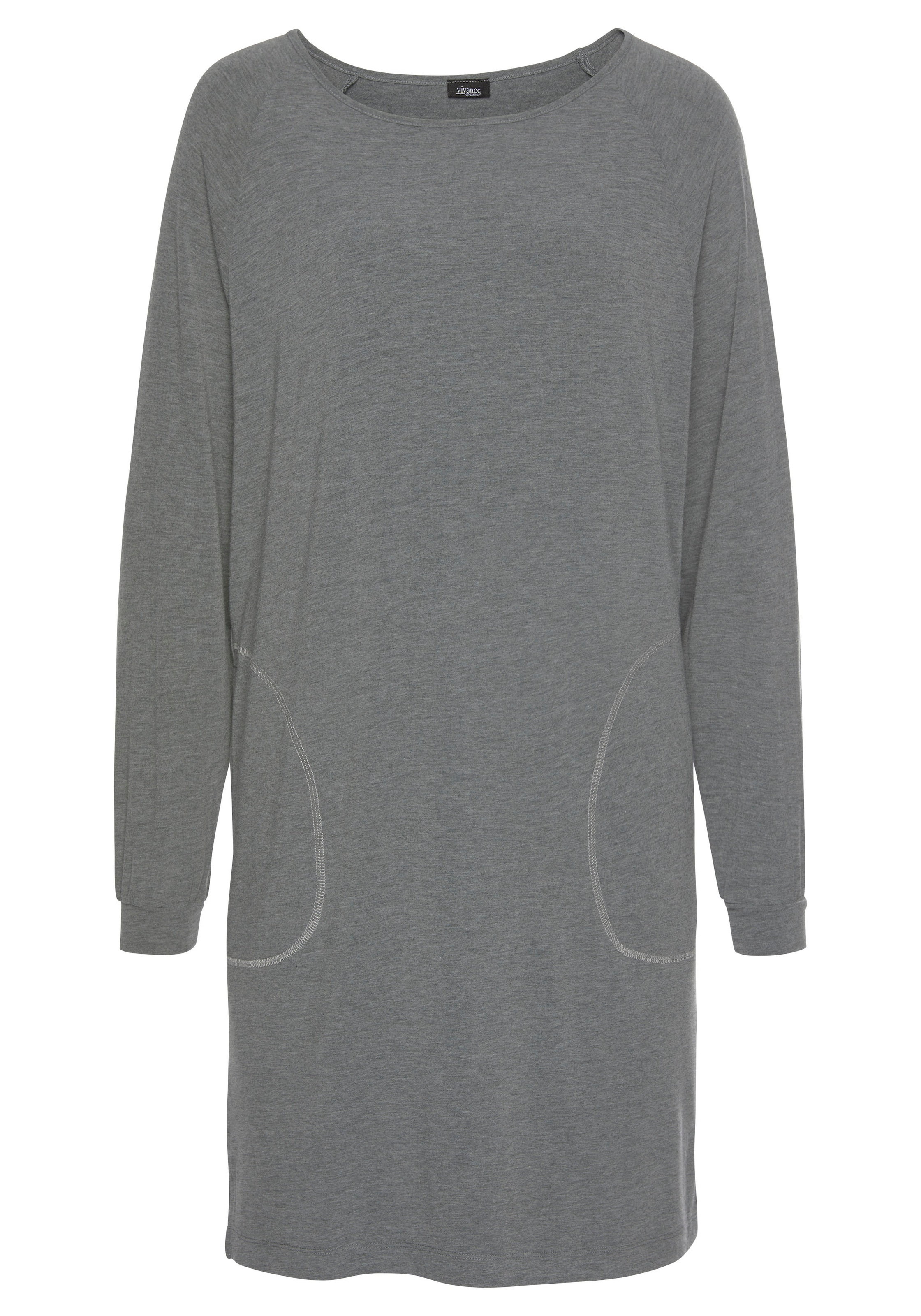 Vivance Dreams Sleepshirt, mit aufgesetzten Eingrifftaschen