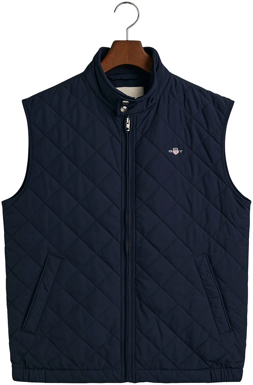 Gant Steppweste »QUILTED WINDCHEATER VEST«, mit Wattierung aus recyceltem Polyester