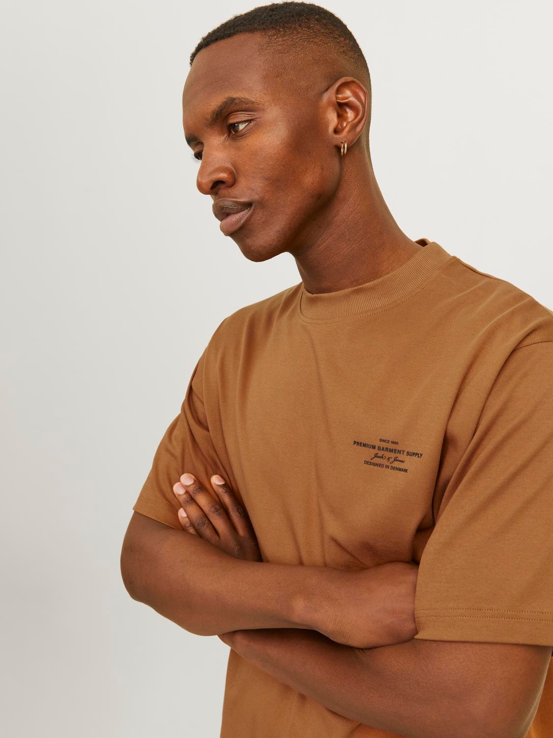 Jack & Jones Rundhalsshirt »JPRBLACHAD BRANDING SS CREW NECK TEE SN«