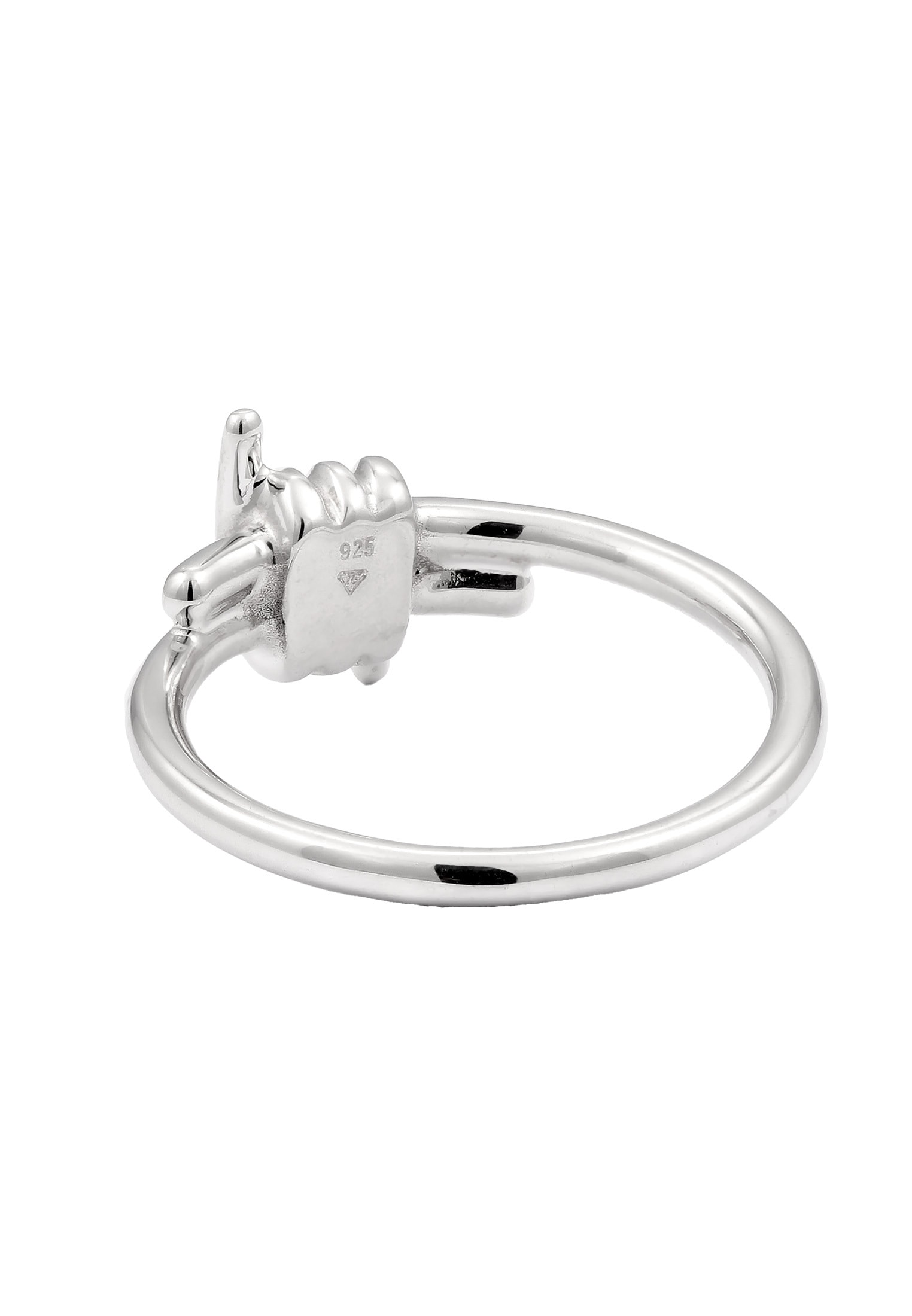 Kuzzoi Silberring »Ring Draht Look 925 Sterling Silber«
