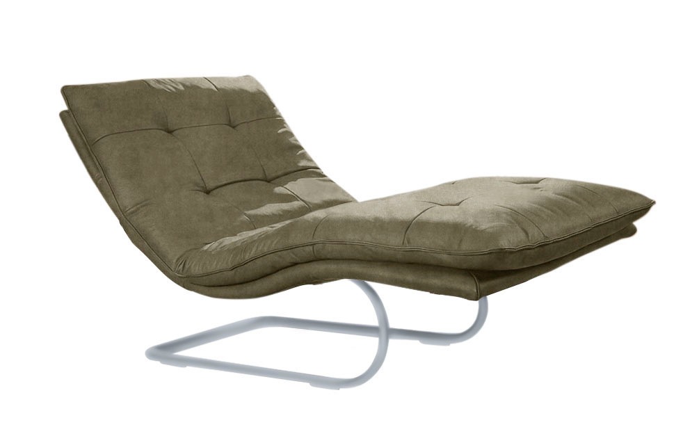 W.SCHILLIG Relaxliege »daily dreams«, in Waffelkissen-Optik, wahlweise mit Motor, silber matt, in 2 Breiten