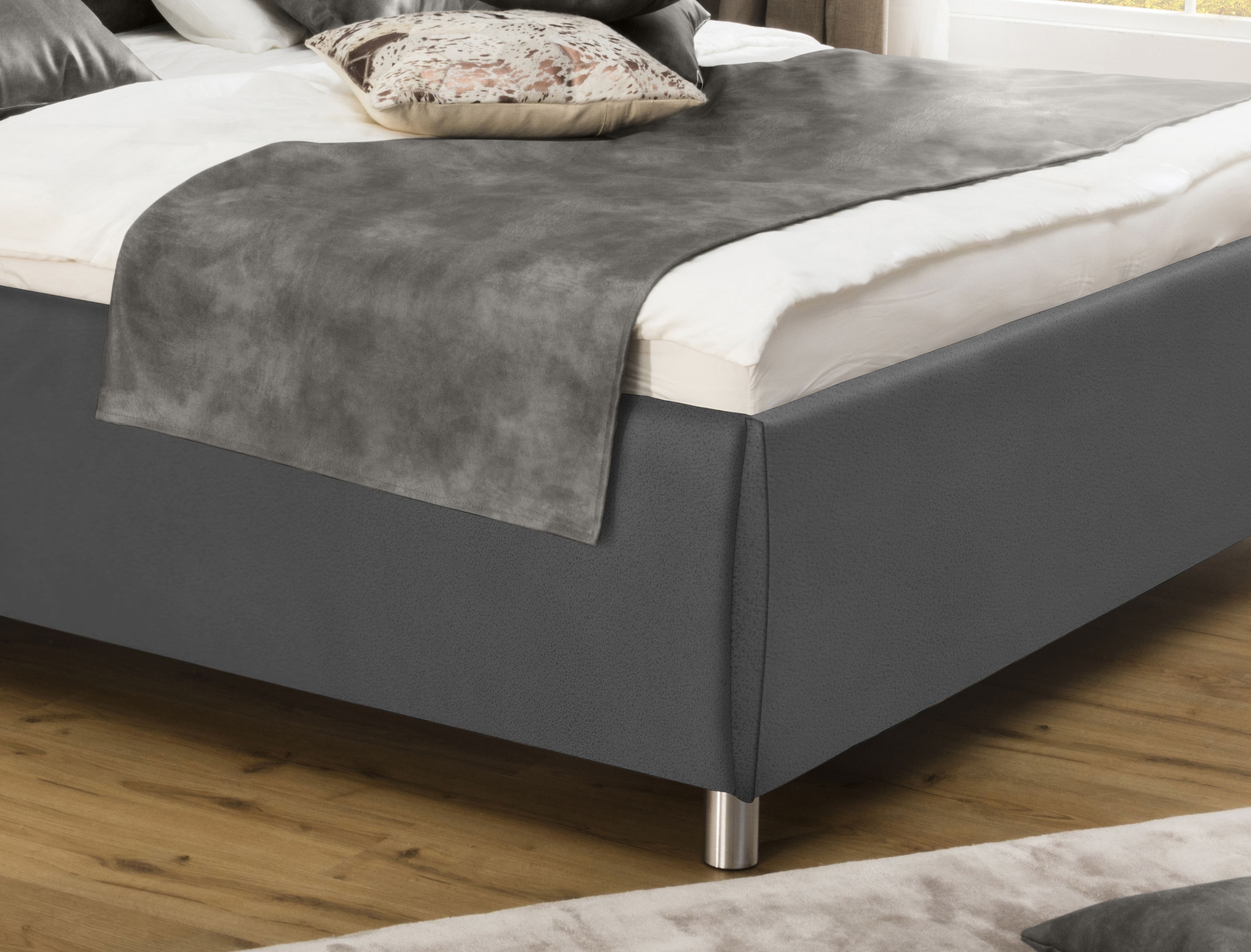 alina Polsterbett »Nadina« wahlweise mit Matratze und Lattenrost, in verschiedenen Größen