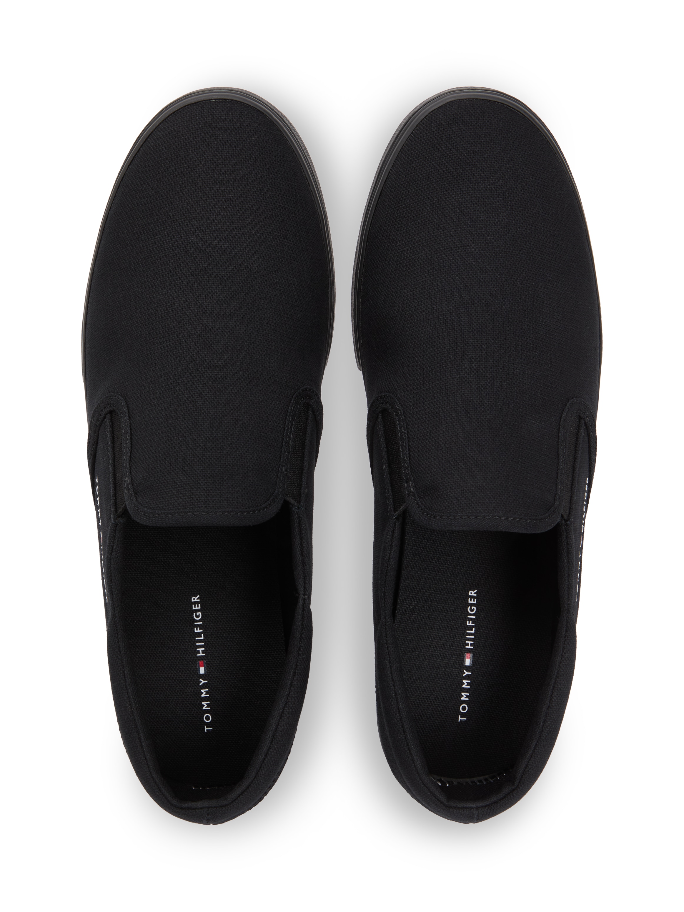 Tommy Hilfiger Slip-On Sneaker »VULC CORE SLIP ON«  Freizeitschuh, Halbschuh, Slipper mit seitlichem Logoschriftzug