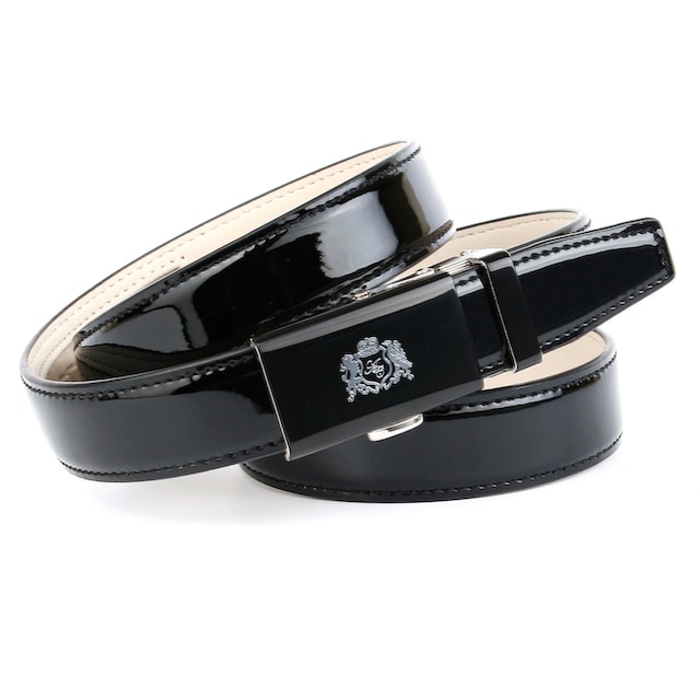 Anthoni Crown Ledergürtel, mit silberfarbener Glas-Schließe bestellen  online bei OTTO