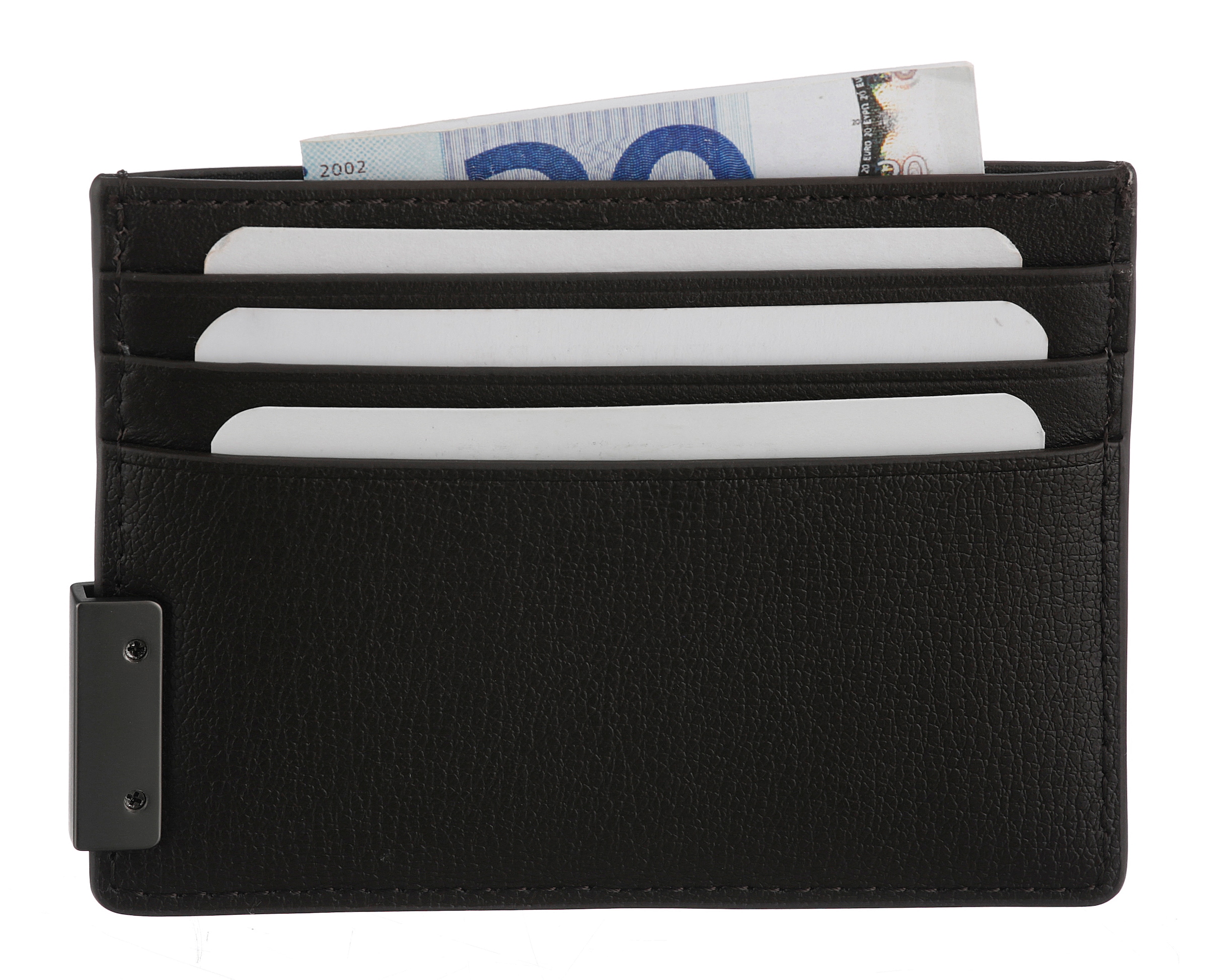 Tommy Hilfiger Kartenetui »TH HARDWARE CC HOLDER« , Unisex, Mini Geldbeutel, Men Portemonnaie mit seitlichem Label