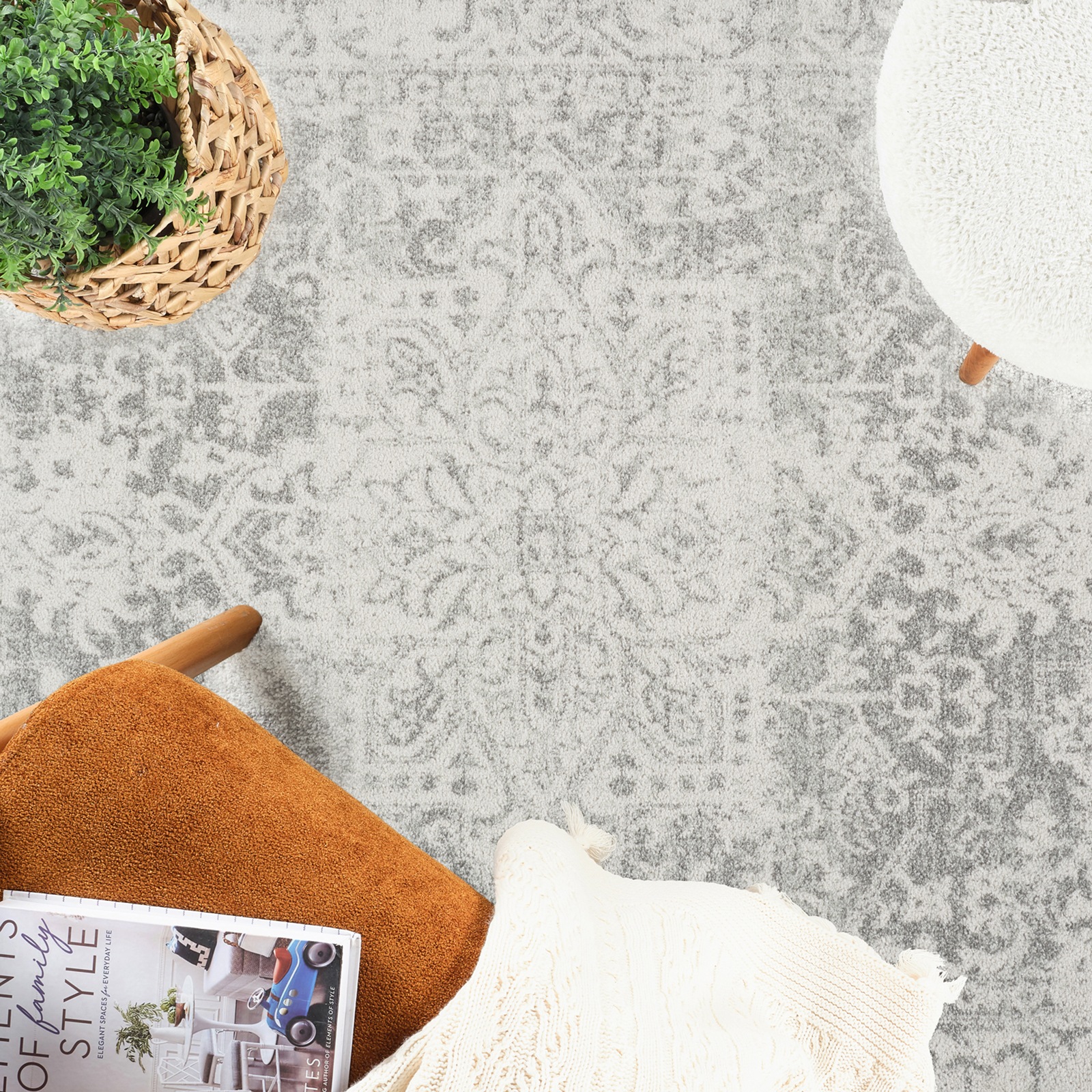 Livabliss Teppich »SYRACUSA«, rechteckig, 12 mm Höhe, Kurzflor Orientteppich, Wohnzimmer, Schlafzimmer, Orange