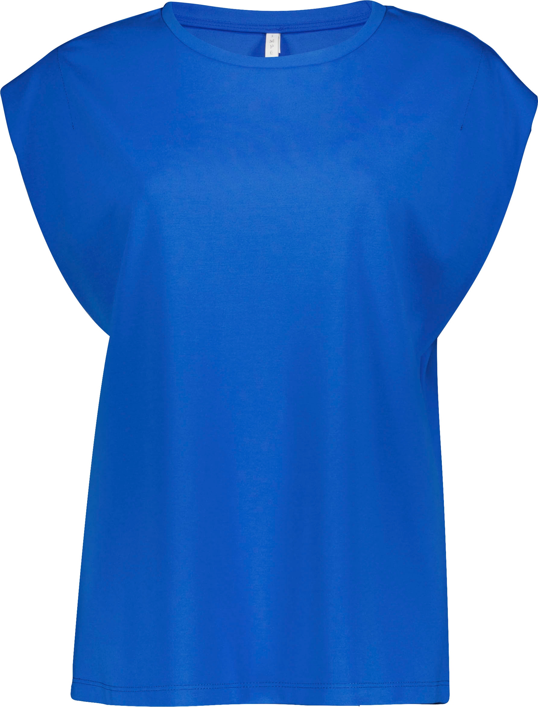 IMPERIAL T-Shirt »Ärmelloses "Punto Milano" Shirt mit eingeschlagen Armlochdetail«