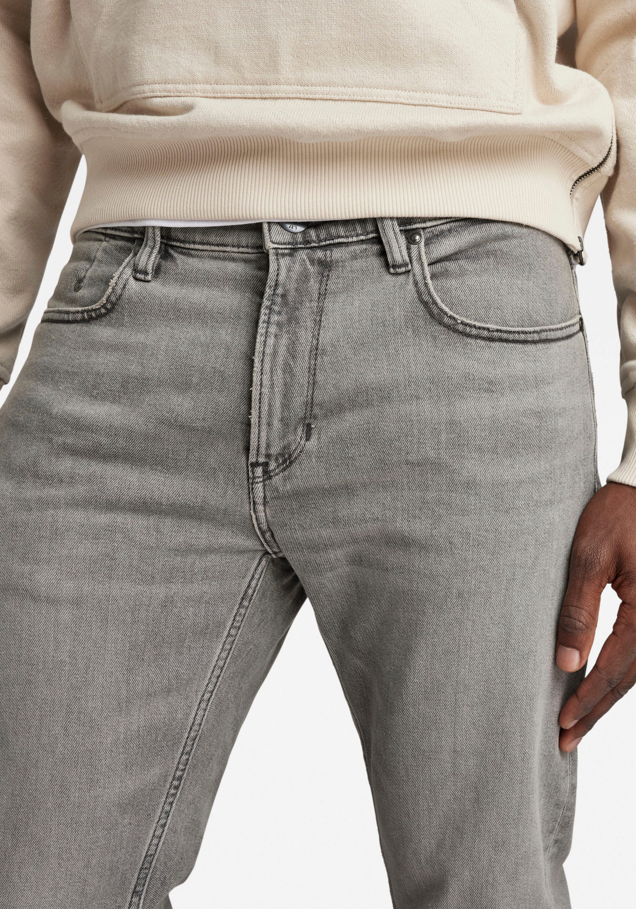 G-STAR Straight-Jeans »Mosa Straight«, mit hellen Nähten
