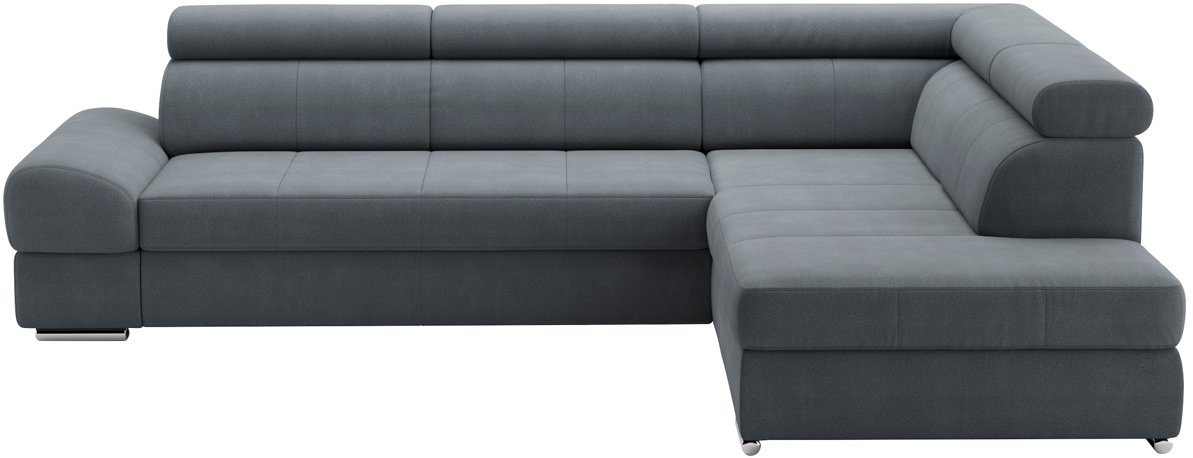 sit&more Ecksofa »Broadway L-Form« mit verstellbaren Kopfteilen, wahlweise mit Bettfunktion