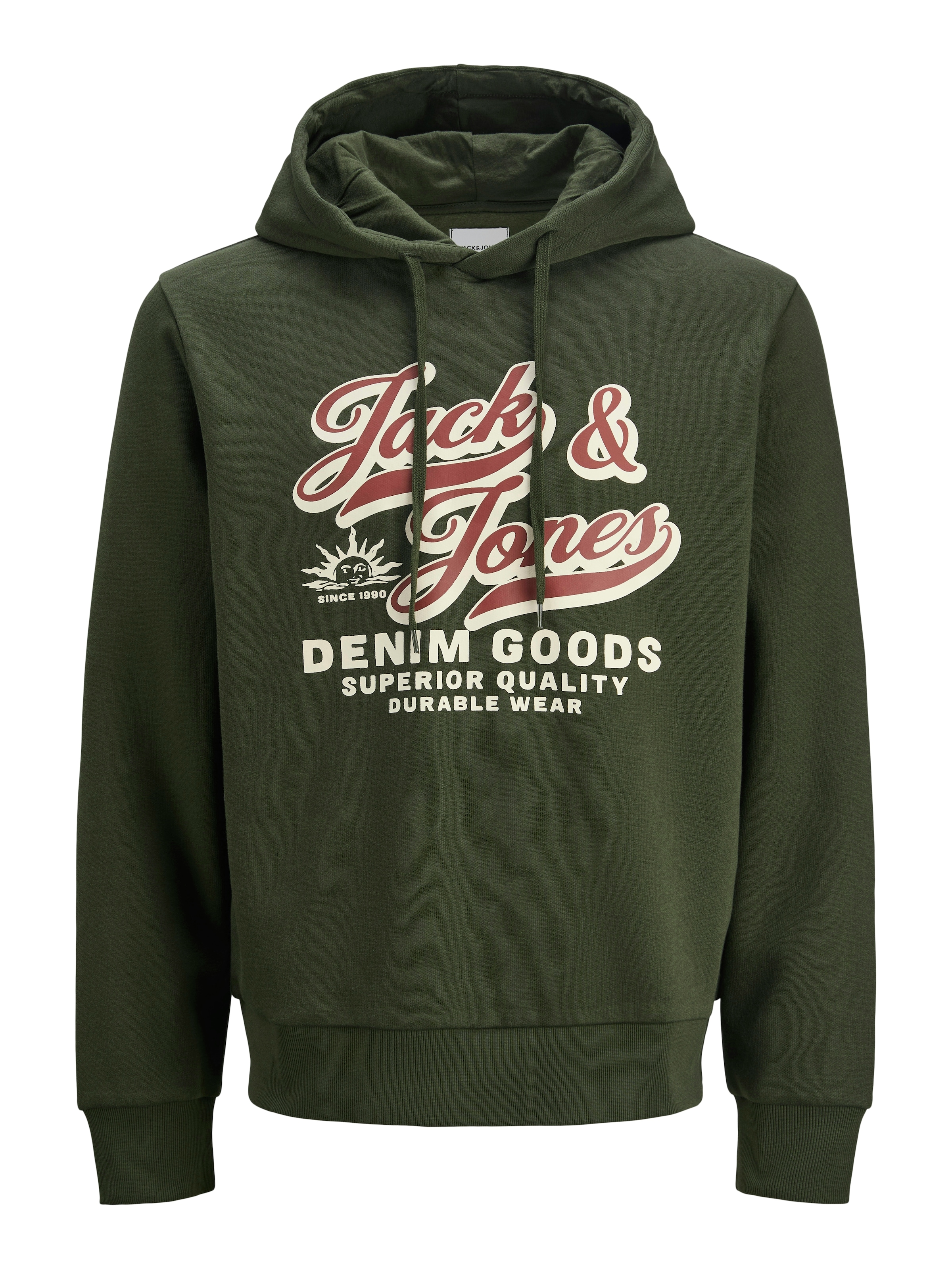 Jack & Jones Kapuzensweatshirt »JJELOGO SWEAT HOOD 2 COL 25/26 NOOS«