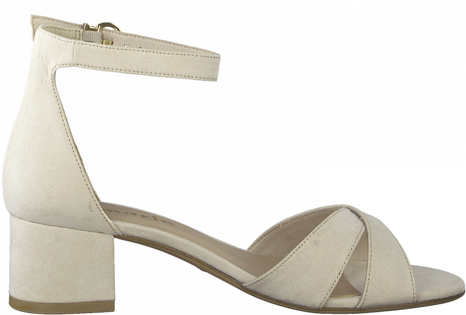 Tamaris Sandalette, Blockabsastz, Sommerschuh, Riemchensandale mit Kreuzbandage