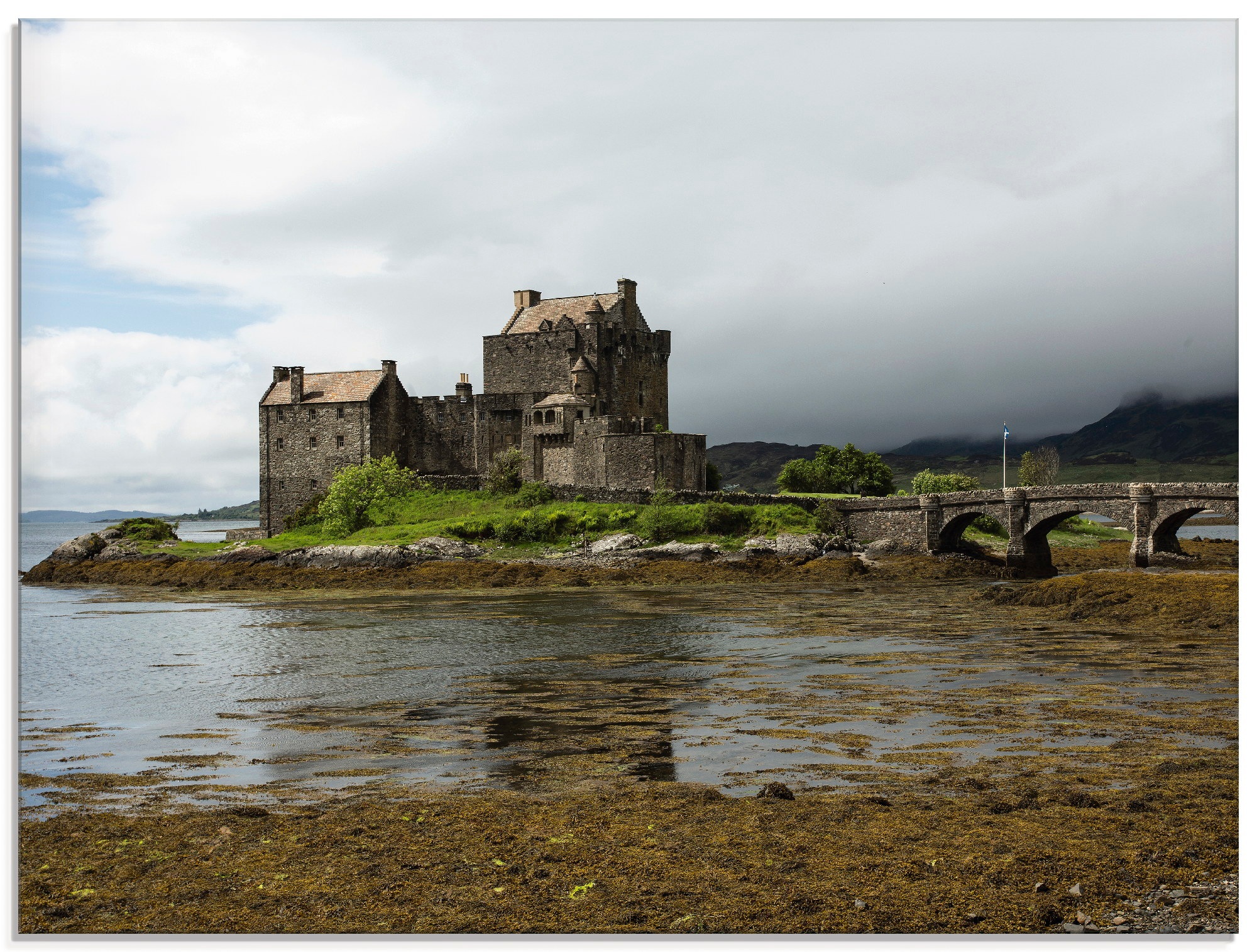 Artland Glasbild »Eilean Donan Castle am Loch Duich«, Gebäude, (1 St.)
