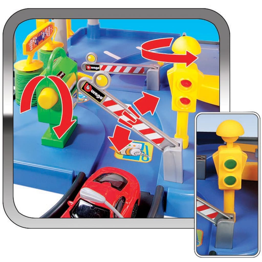 Bburago Spiel-Parkgarage »StreetFire ParkingPlaySet«, inklusive 2 Fahrzeuge