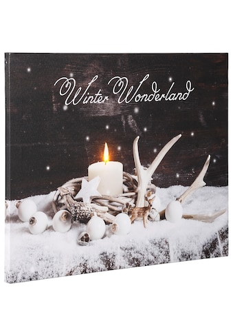 Dreams LED-Bild »Winter Wonderland, Weihnachtsdeko«, batteriebetrieben kaufen