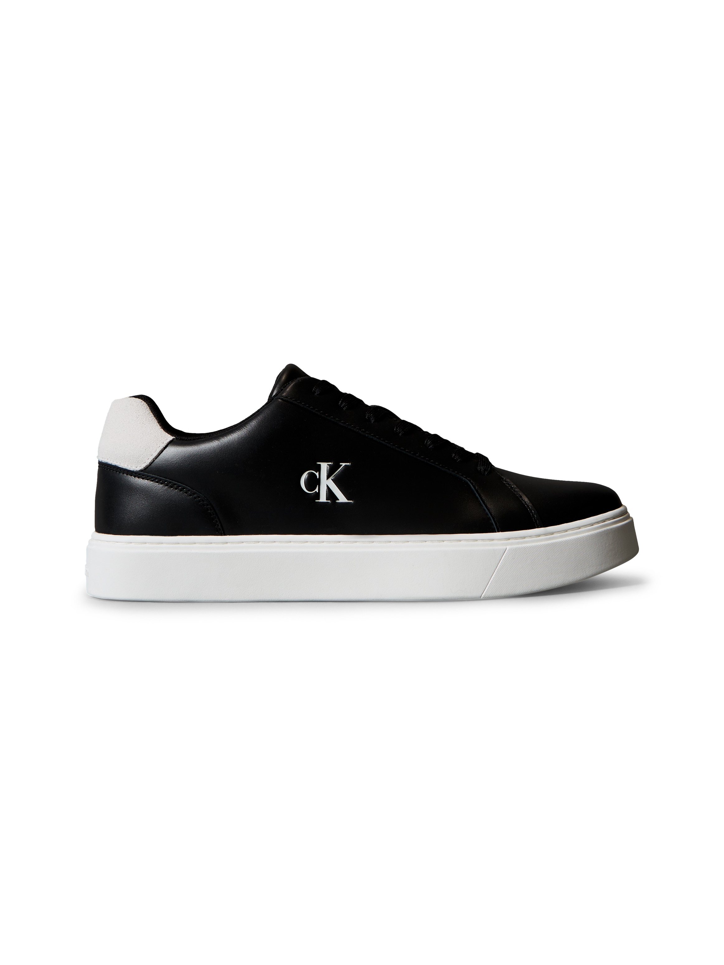 Calvin Klein Jeans Sneaker »CLASSIC CUPSOLE LACEUP LTH«  Schnürschuh, Freizeitschuh mit Fersenbesatz und seitlichem CK-Logo