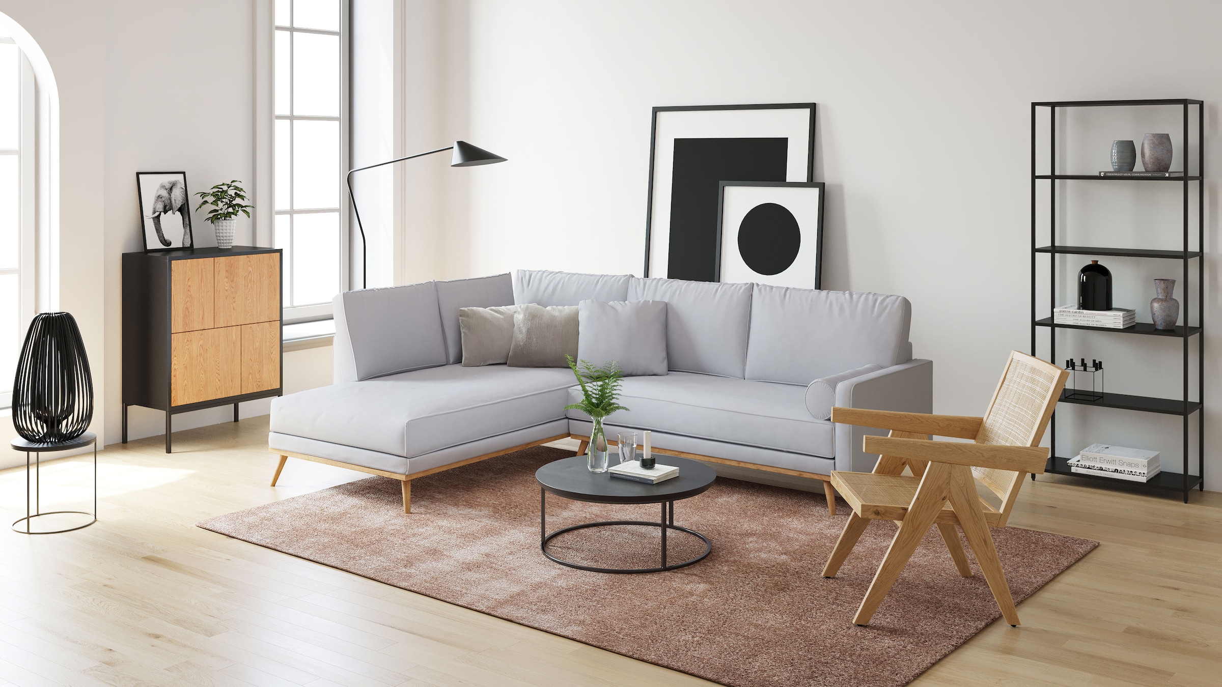 Gino Falcone Hochflor-Teppich »Alessandro«, rechteckig, 25 mm Höhe, besonders weich durch Microfaser, ideal im Wohnzimmer & Schlafzimmer
