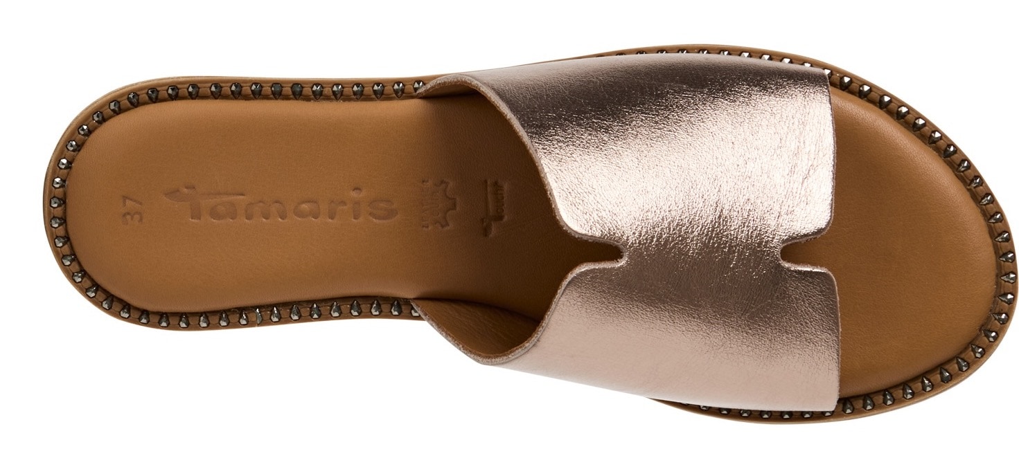 Tamaris Pantolette, Sommerschuh, Schlappen mit breiter Bandage
