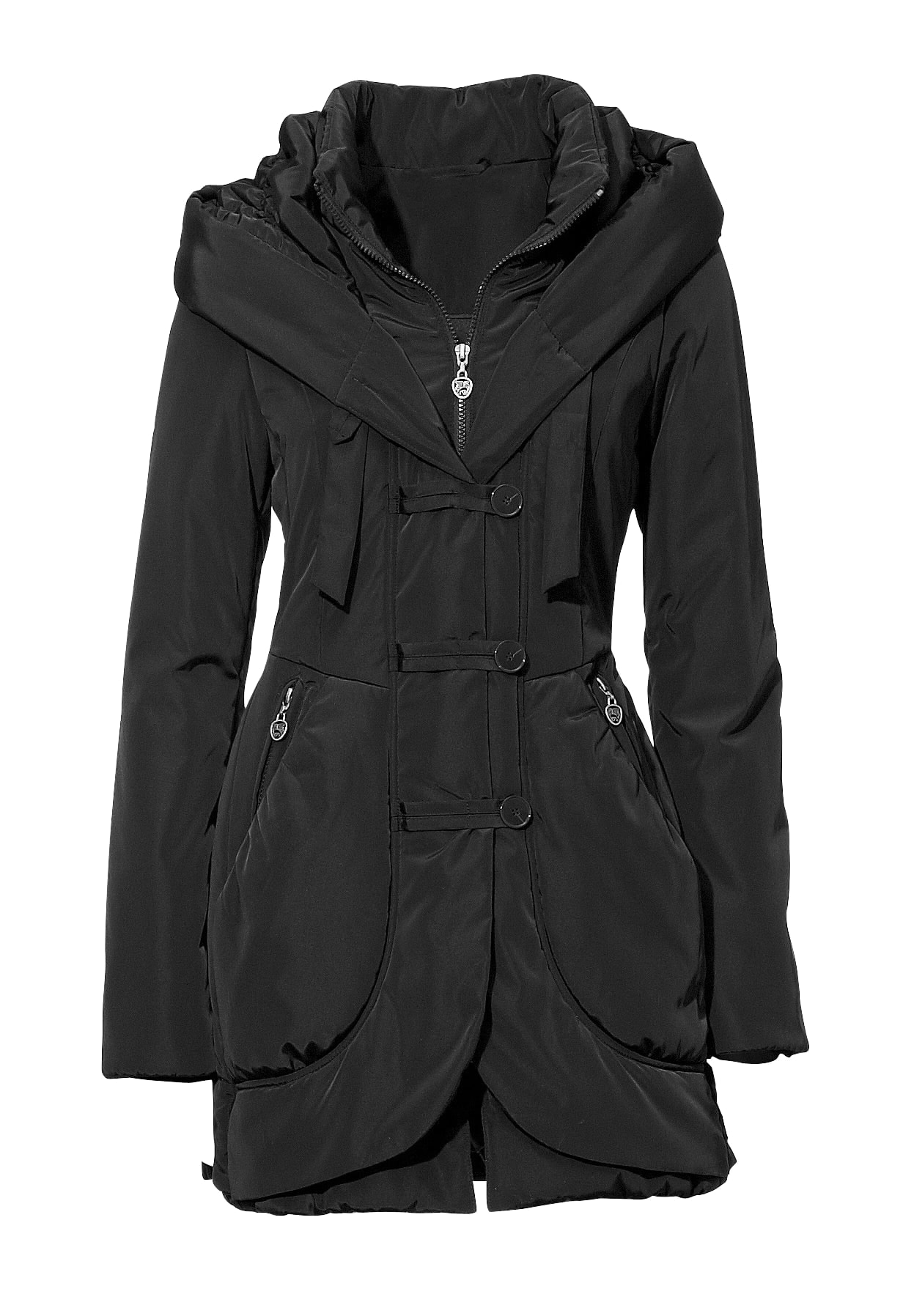 heine Parka »Parka Parka mit leichter Wattierung« mit Kapuze