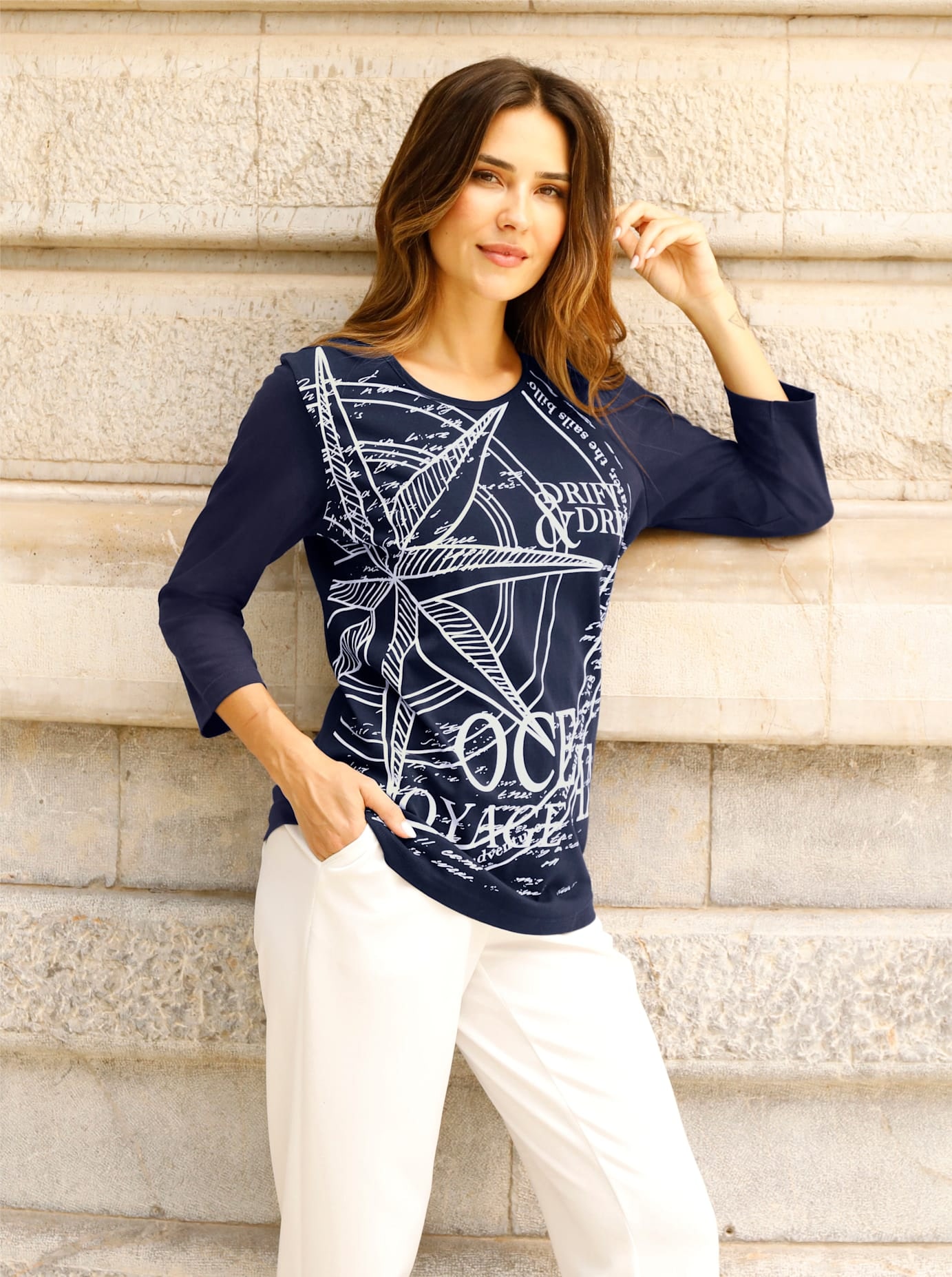 Classic Basics 3/4-Arm-Shirt »Langarm-Shirt« 1 tlg.