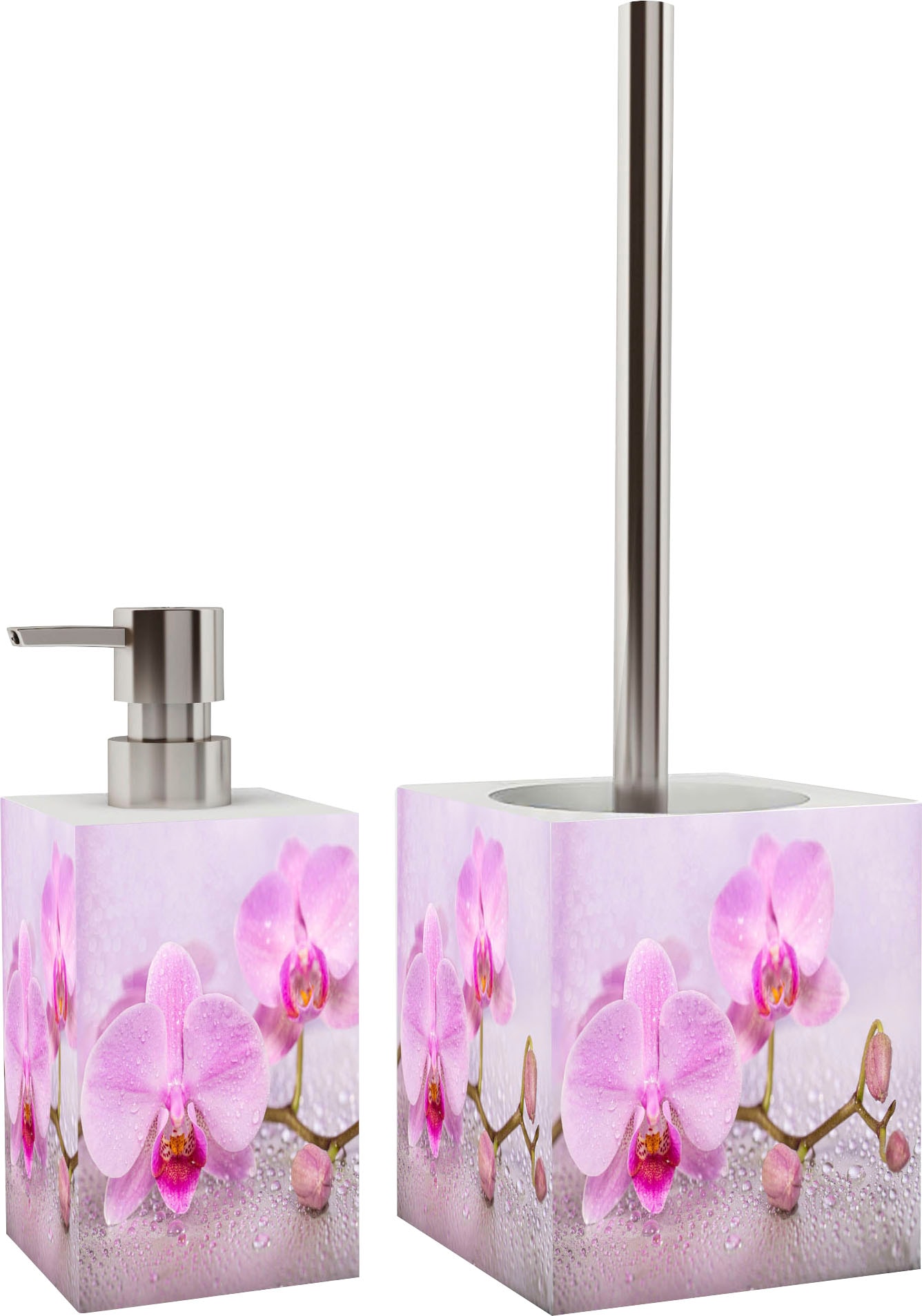 Sanilo Badaccessoire-Set »Blooming«, 2-teiliges Set aus Seifenspender und WC-Bürste  kaufen bei OTTO