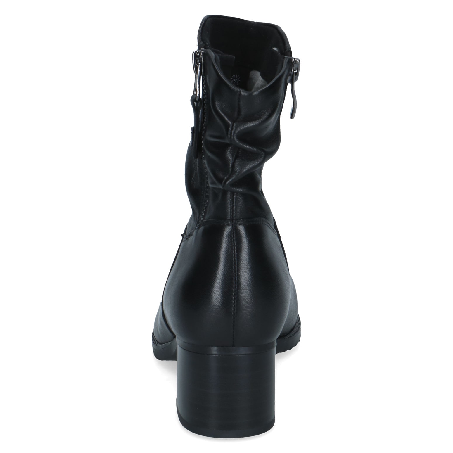 Caprice Stiefelette  Blockabsatz, Businessstiefelette mit slouchy Falten am Schaft