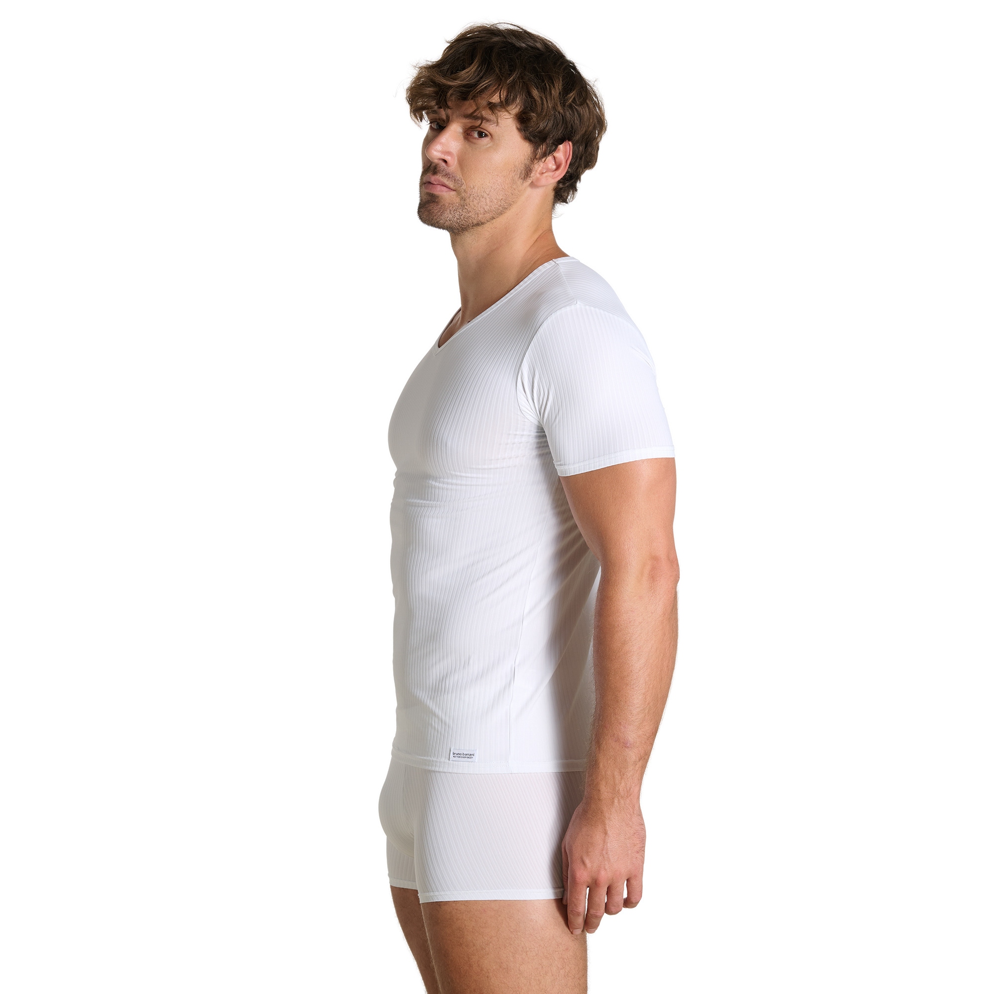 Bruno Banani V-Shirt »ANTISTRESS 2.0« V-Neck, hüftbedeckend, elastisch