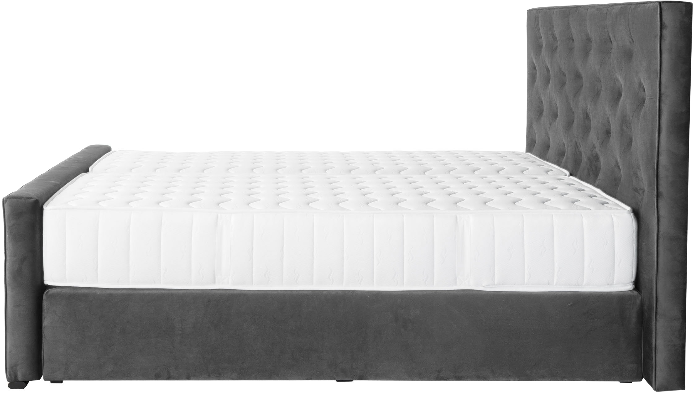COLLECTION AB Boxspringbett »Florence inkl. Kingsize (28 cm) Matratze (H3) mit integriertem Topper«, inkl. Bettkasten, erhältlich in der Breite 180 cm