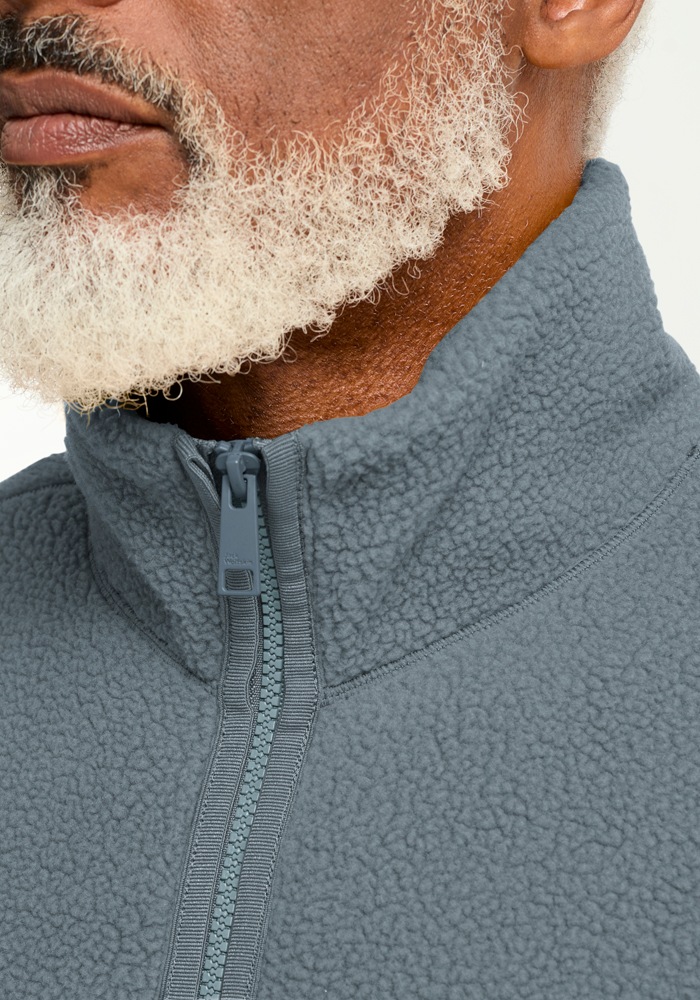 Jack Wolfskin Fleecejacke »LITE CURL FZ M« Atmungsaktiv, leicht, Übergangsjacke