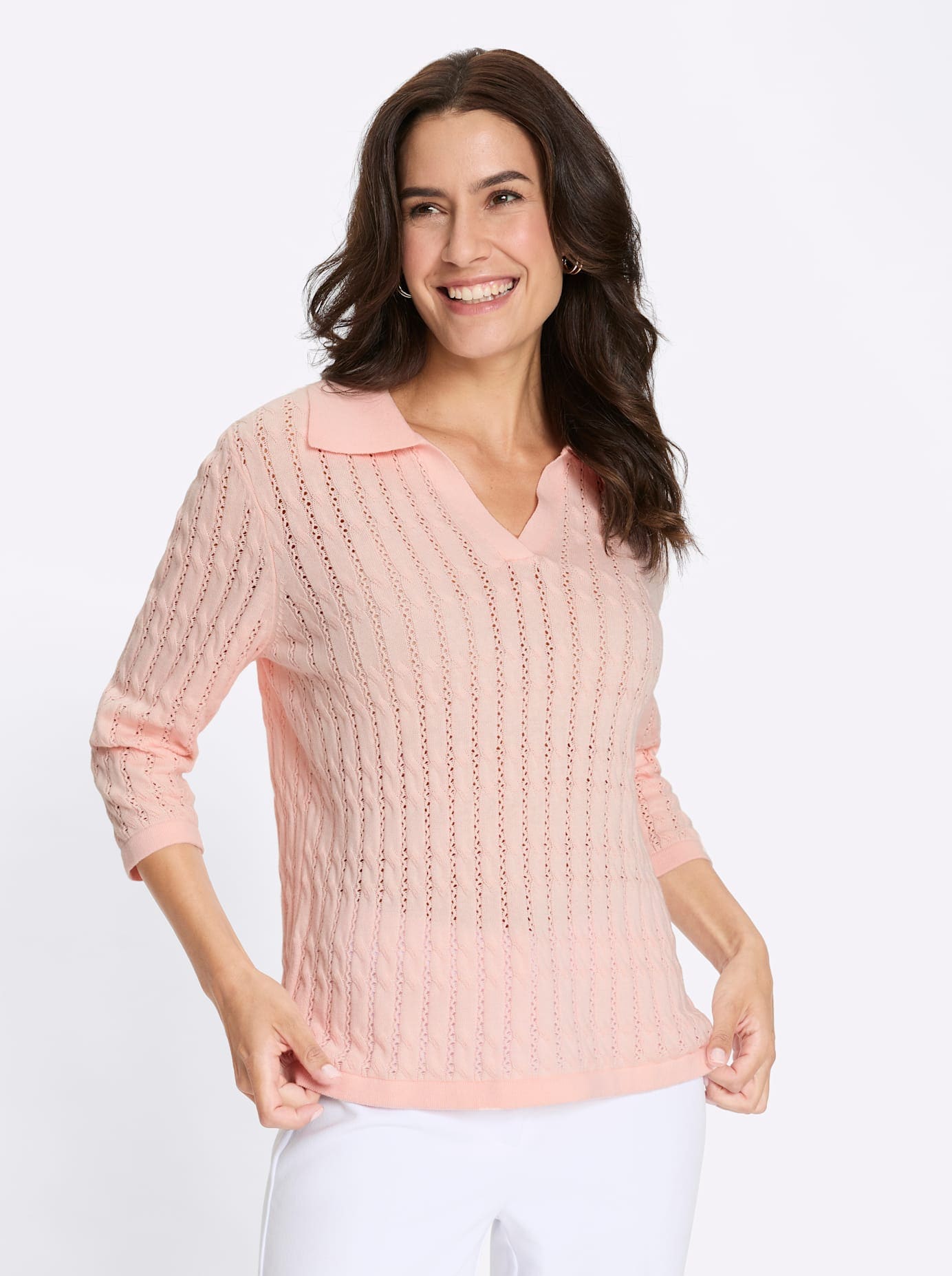 Inspirationen Polokragenpullover »Polopullover«