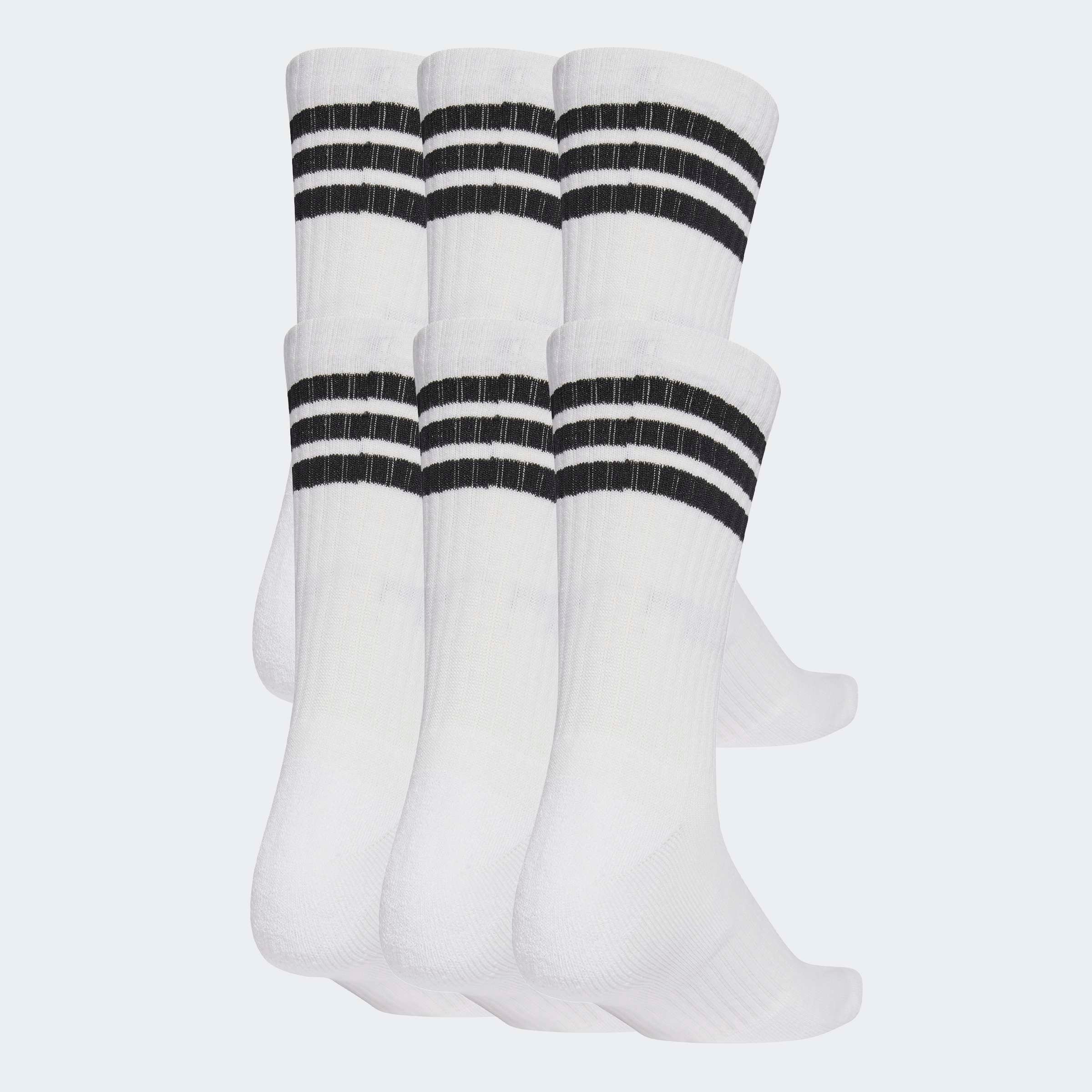 adidas Performance Funktionssocken »3-STREIFEN ESSENTIALS CUSHIONED CREW 6ER-PACK« 6 Paar tlg.