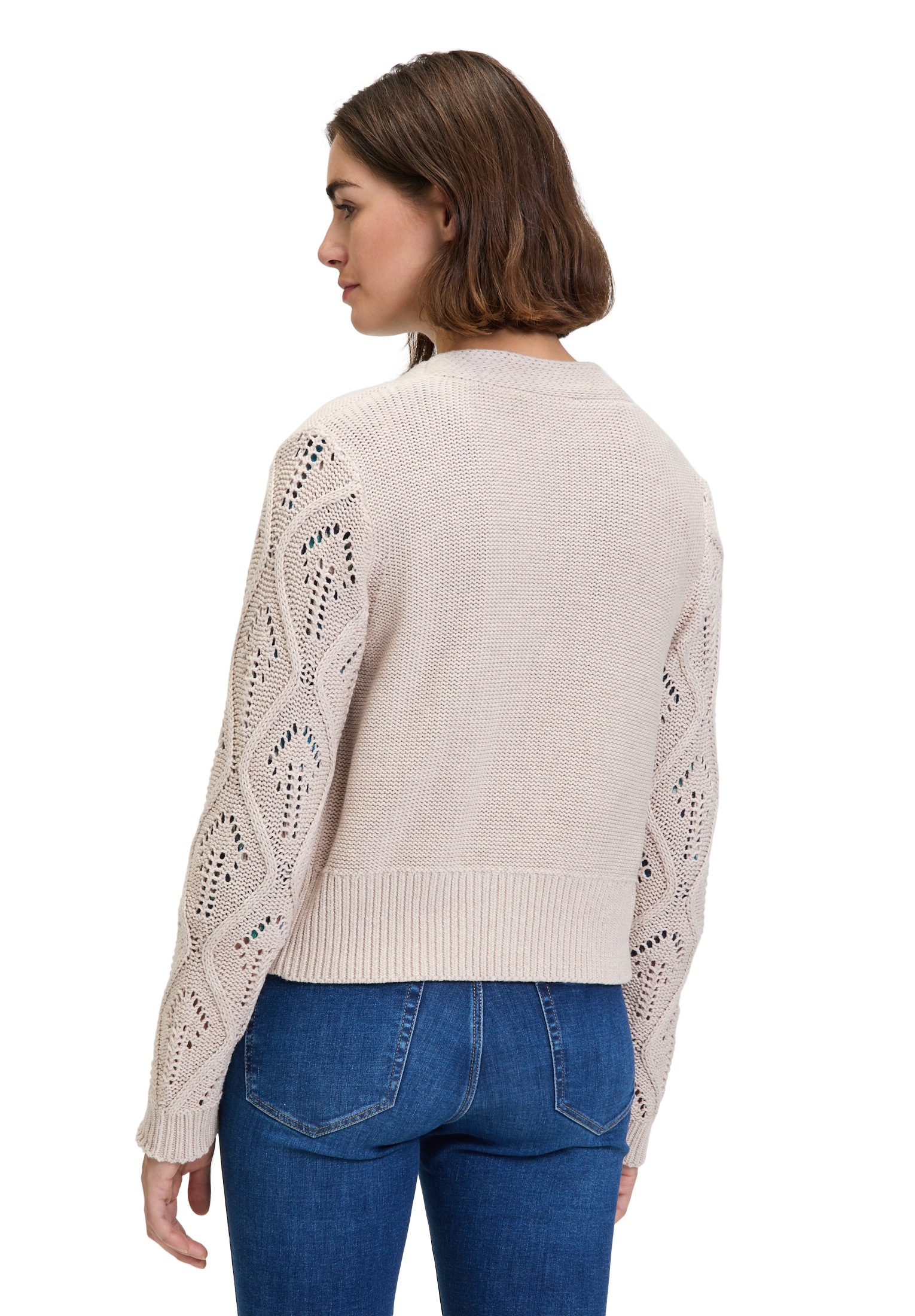 Betty&Co Strickjacke »Grobstrickjacke ohne Verschluss«