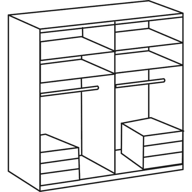 Fresh To Go Kleiderschrank »Level«, mit Glas-und Spiegeltüren bei OTTO