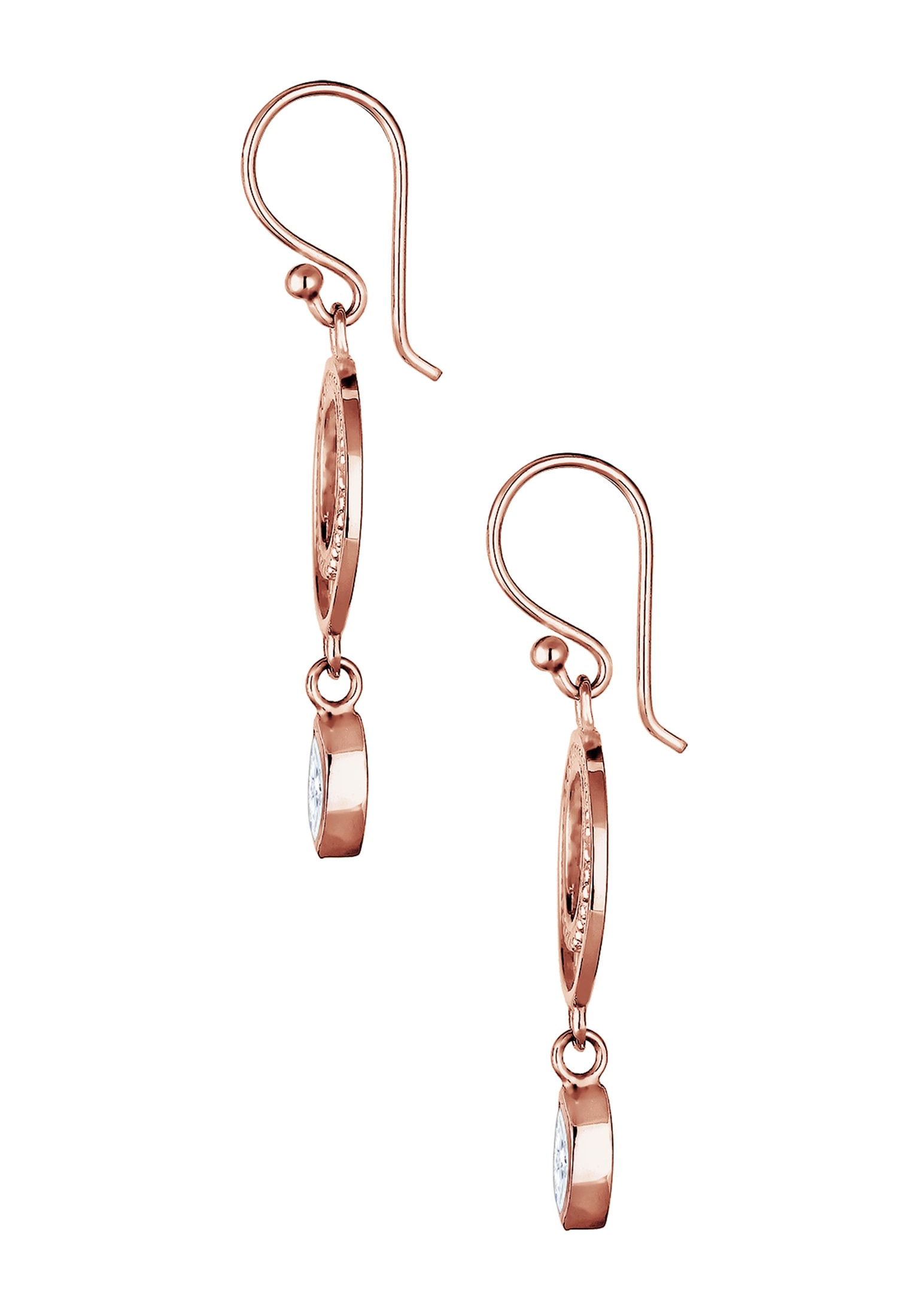 Elli Premium Paar Ohrhänger »Ohrringe Ohrhänger Ornament Zirkonia 925 Sterling Silber«