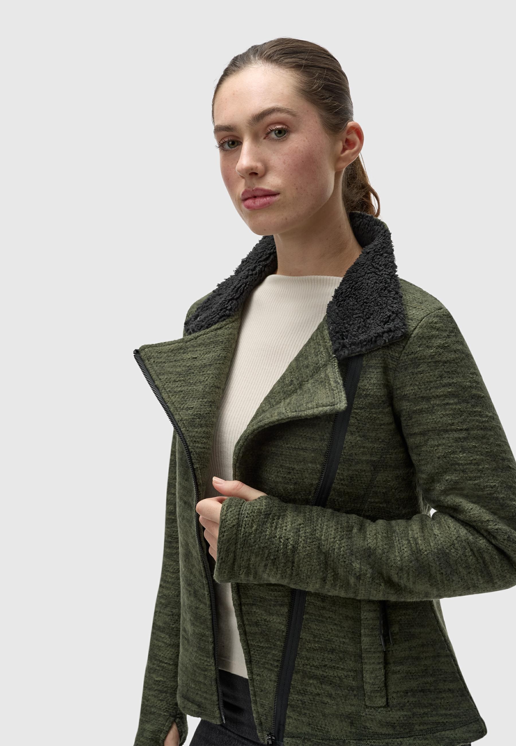 Ragwear Strickfleecejacke »Strickfleecejacke Saskie Melange«
