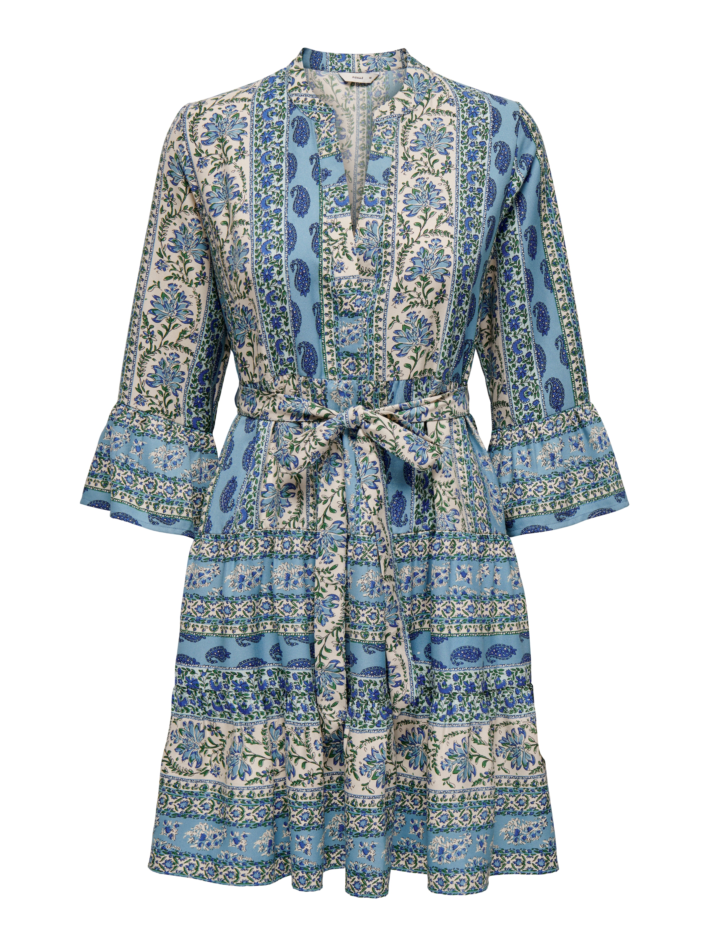 ONLY Tunikakleid »ONLSINA LIFE 3/4 SHORT DRESS NOOS WVN« mit Volant